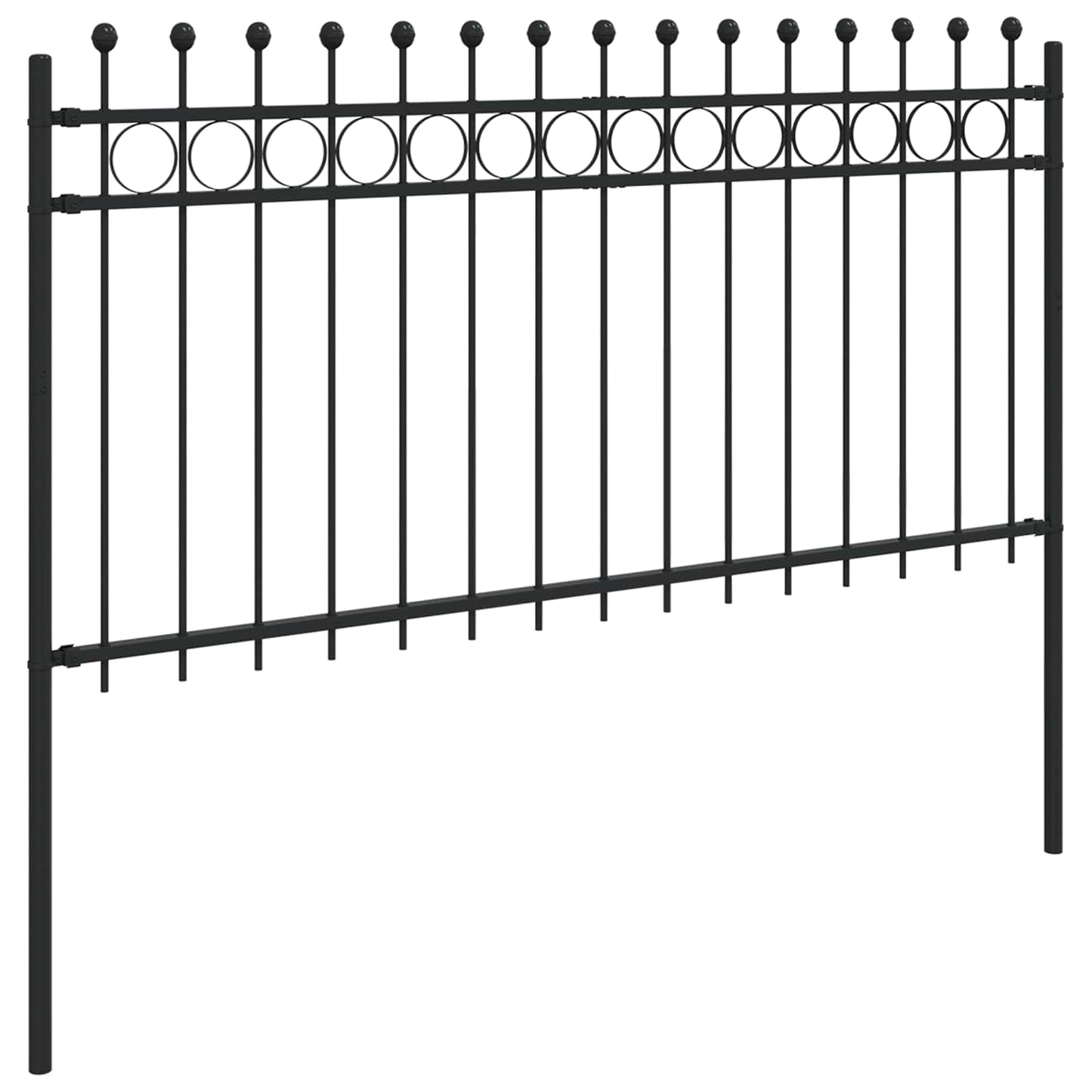 Ringgjerde Svart 200 x 150 cm Pulverlakkert stål vidaXL