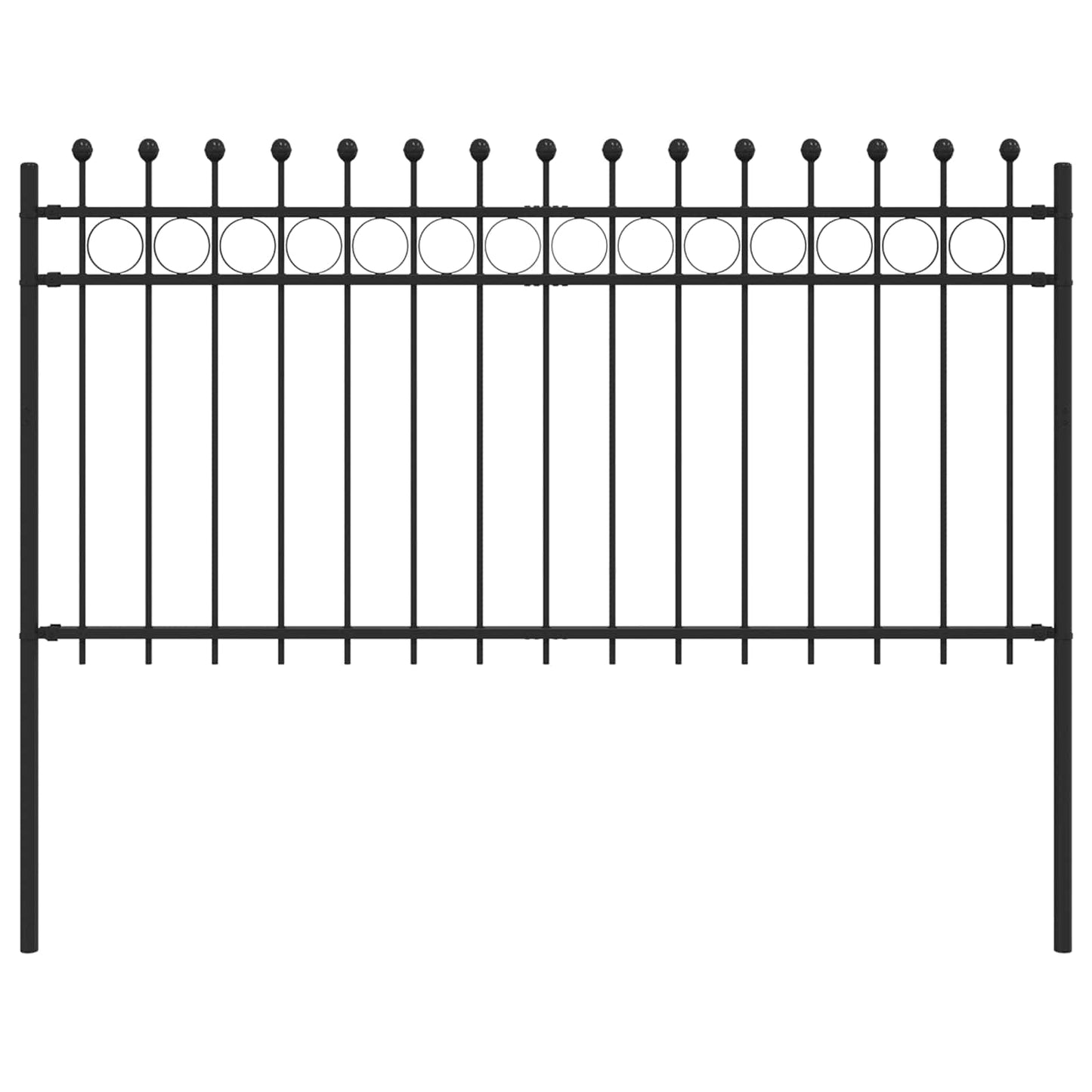 Ringgjerde Svart 200 x 150 cm Pulverlakkert stål vidaXL
