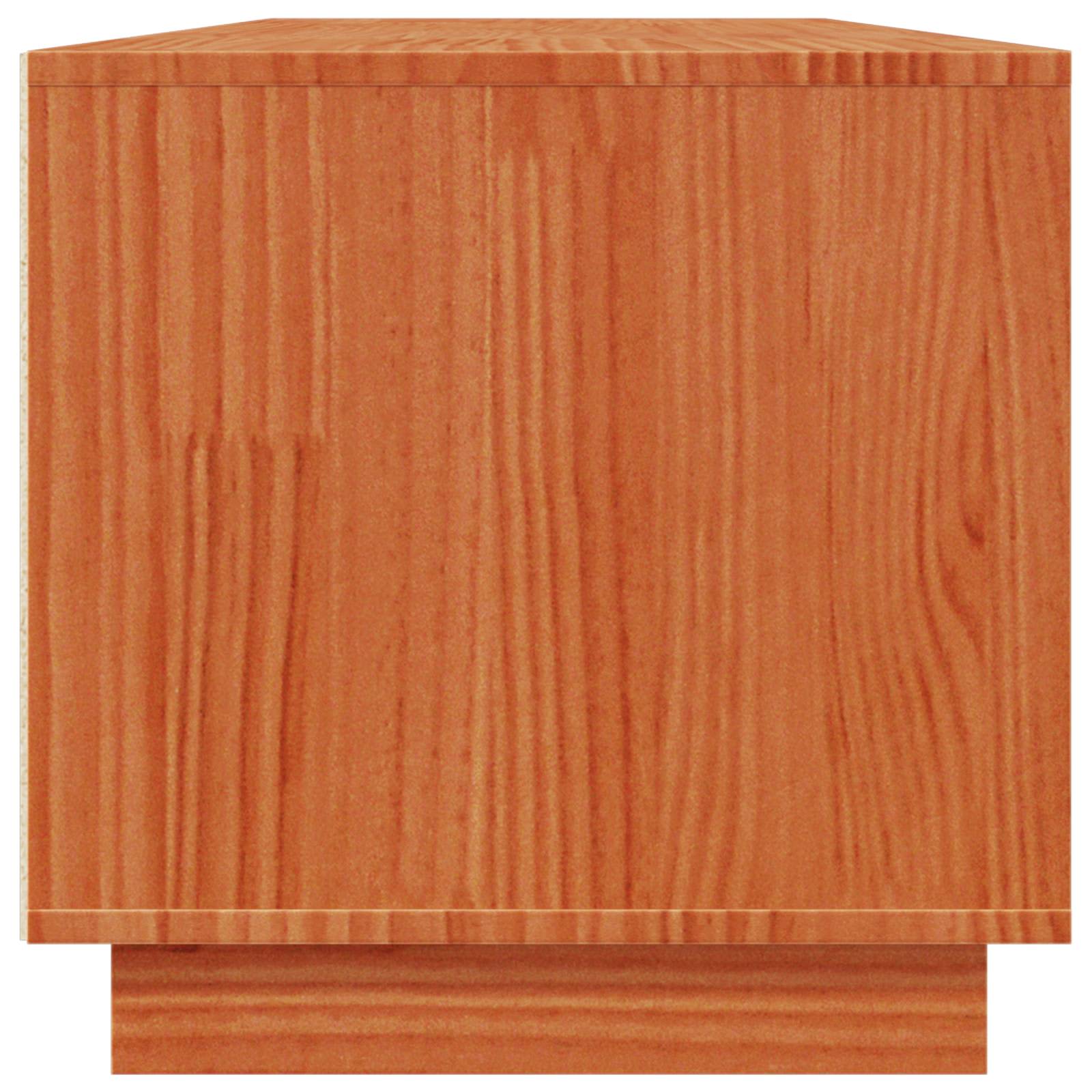 TV-skap VoksBrun 140 x 40 x 40 cm Massiv furu vidaXL