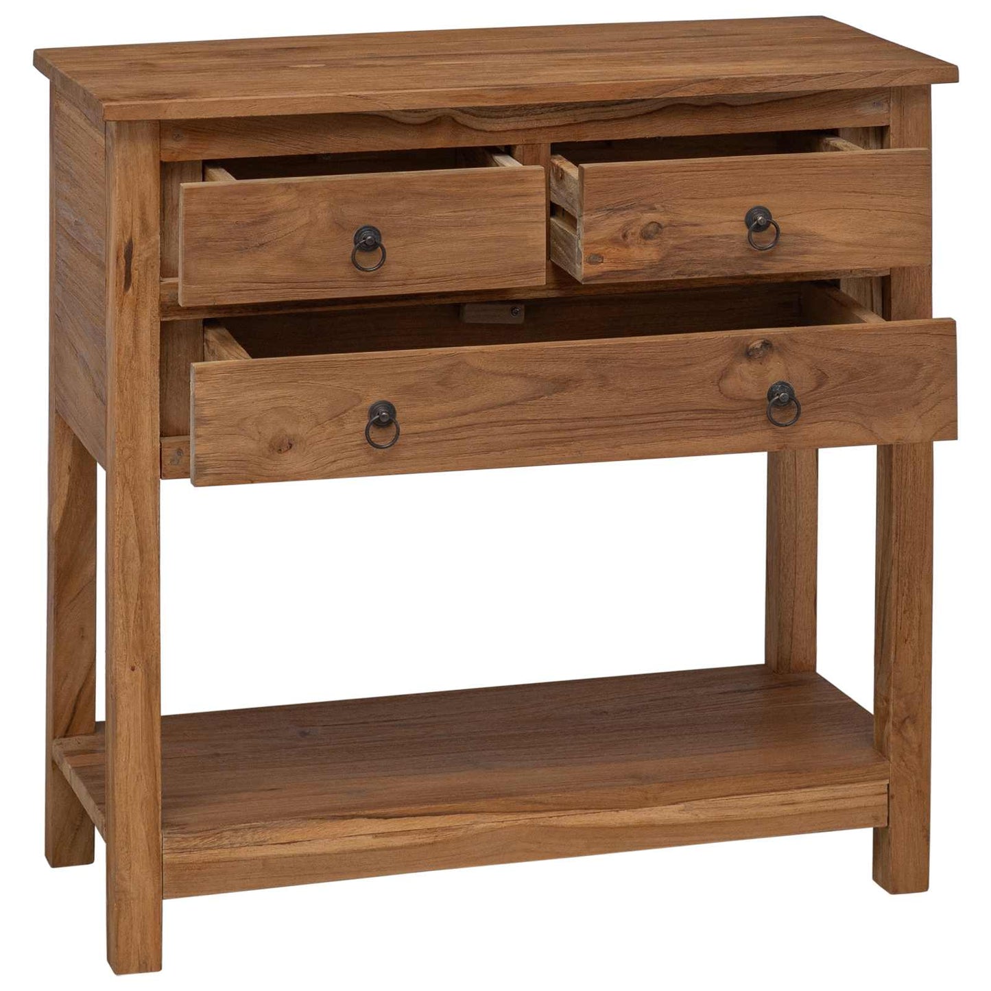 Serviesskap Naturlig 79 x 35 x 80 cm Massivt Teaktre