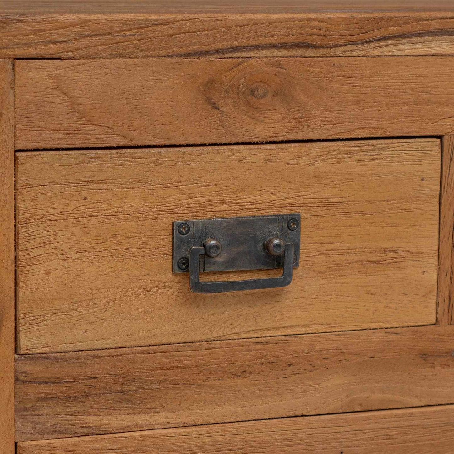 Serviesskap Naturlig 110 x 35 x 75,5 cm Massivt Teaktre