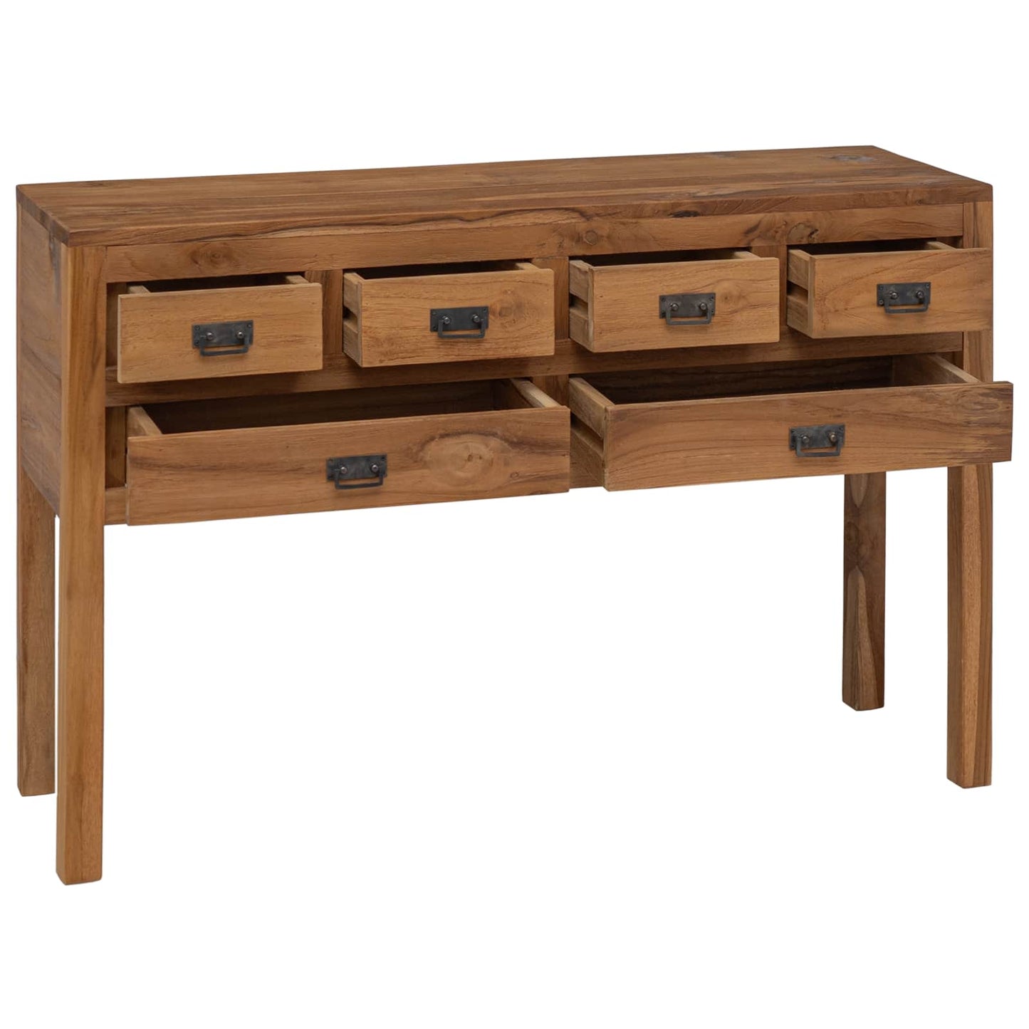 Serviesskap Naturlig 110 x 35 x 75,5 cm Massivt Teaktre