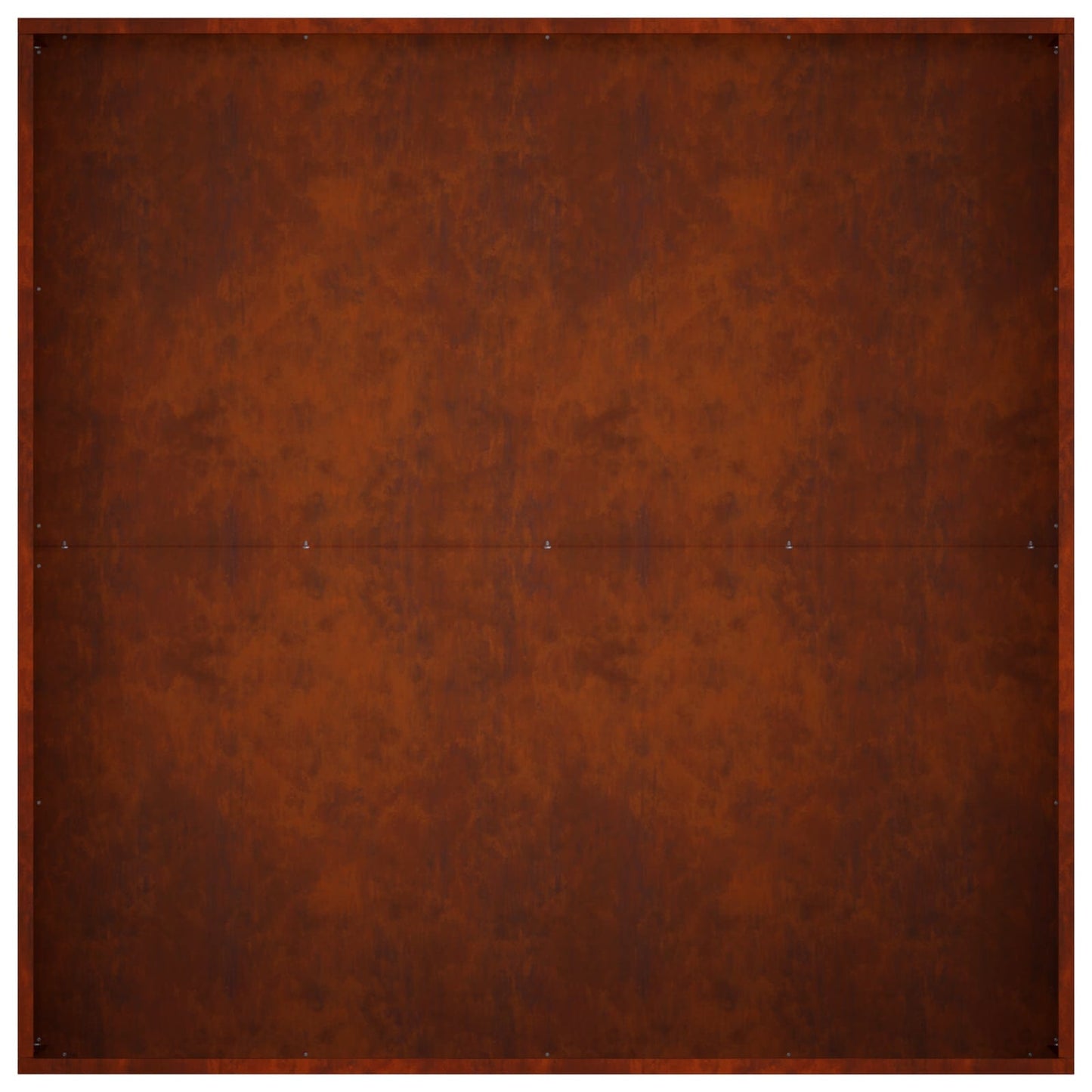 Hageblomsterpotte 2 stk. Rusten 100 x 100 x 20 cm Cortenstål