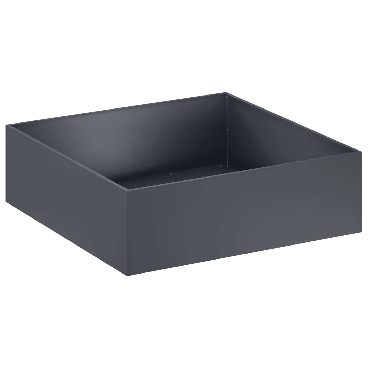 Hageblomsterpotte 2 stk. Antrasitt 100 x 100 x 30 cm