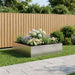 Hageblomsterpotte Sølv 100 x 100 x 30 cm Rustfritt stål