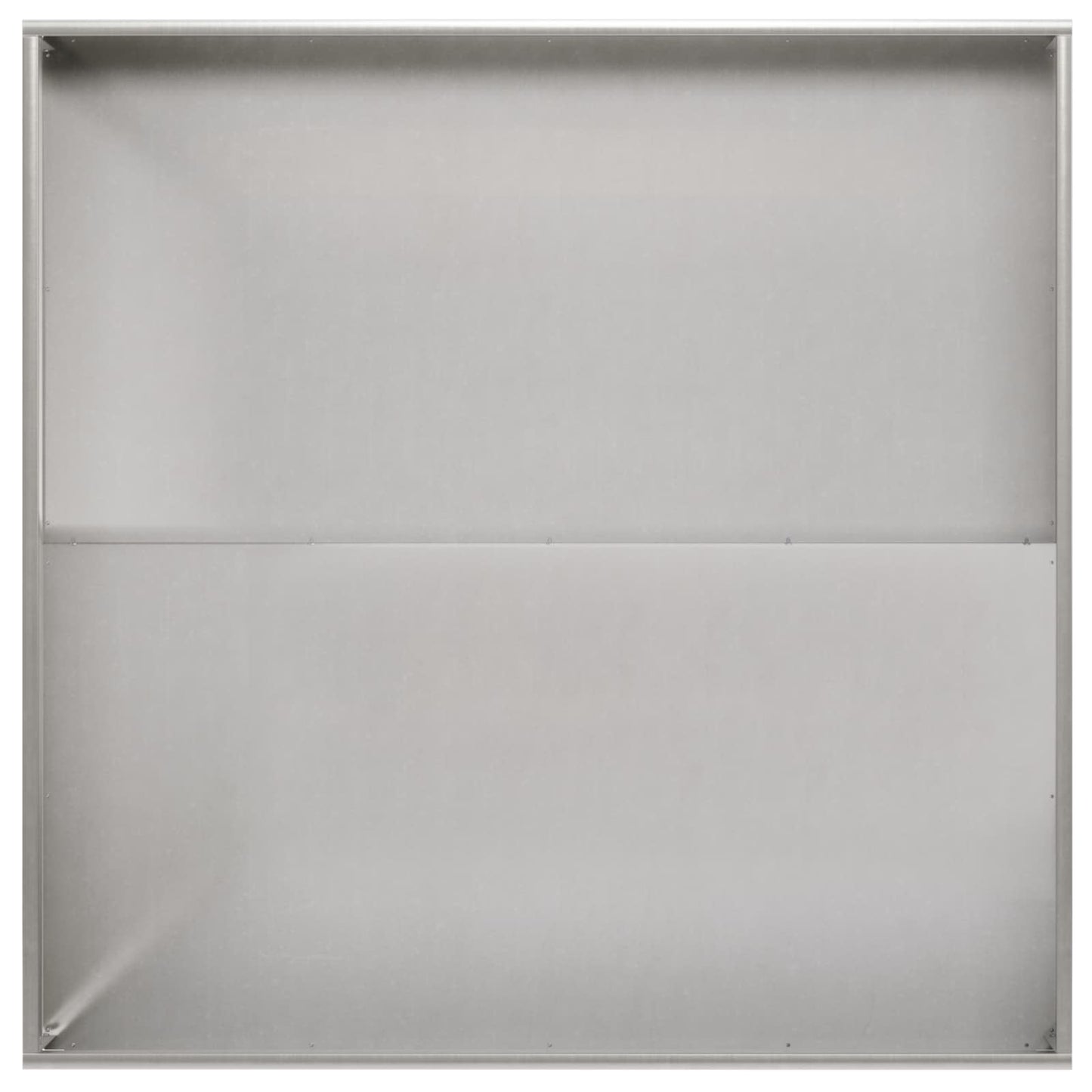 Hageblomsterpotte Sølv 100 x 100 x 30 cm Rustfritt stål