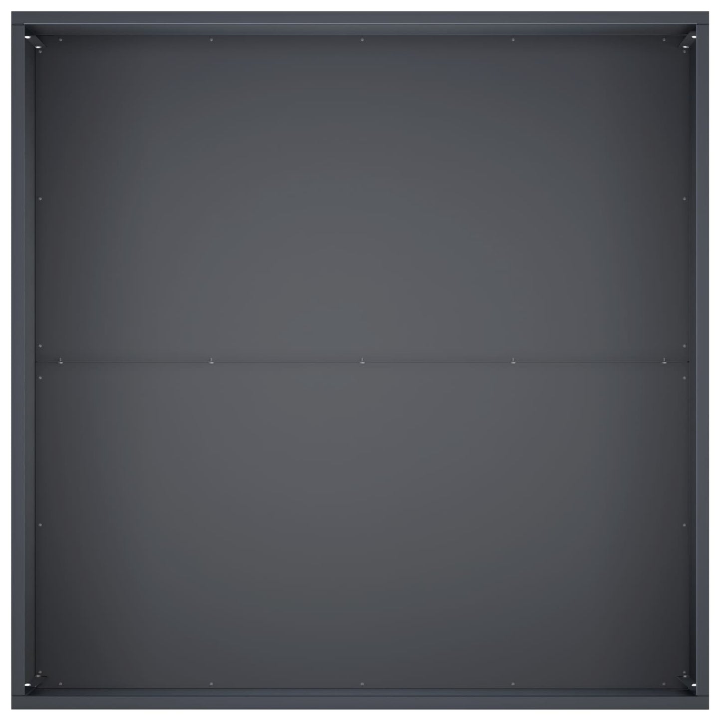 Hageblomsterpotte 2 stk. Antrasitt 100 x 100 x 40 cm