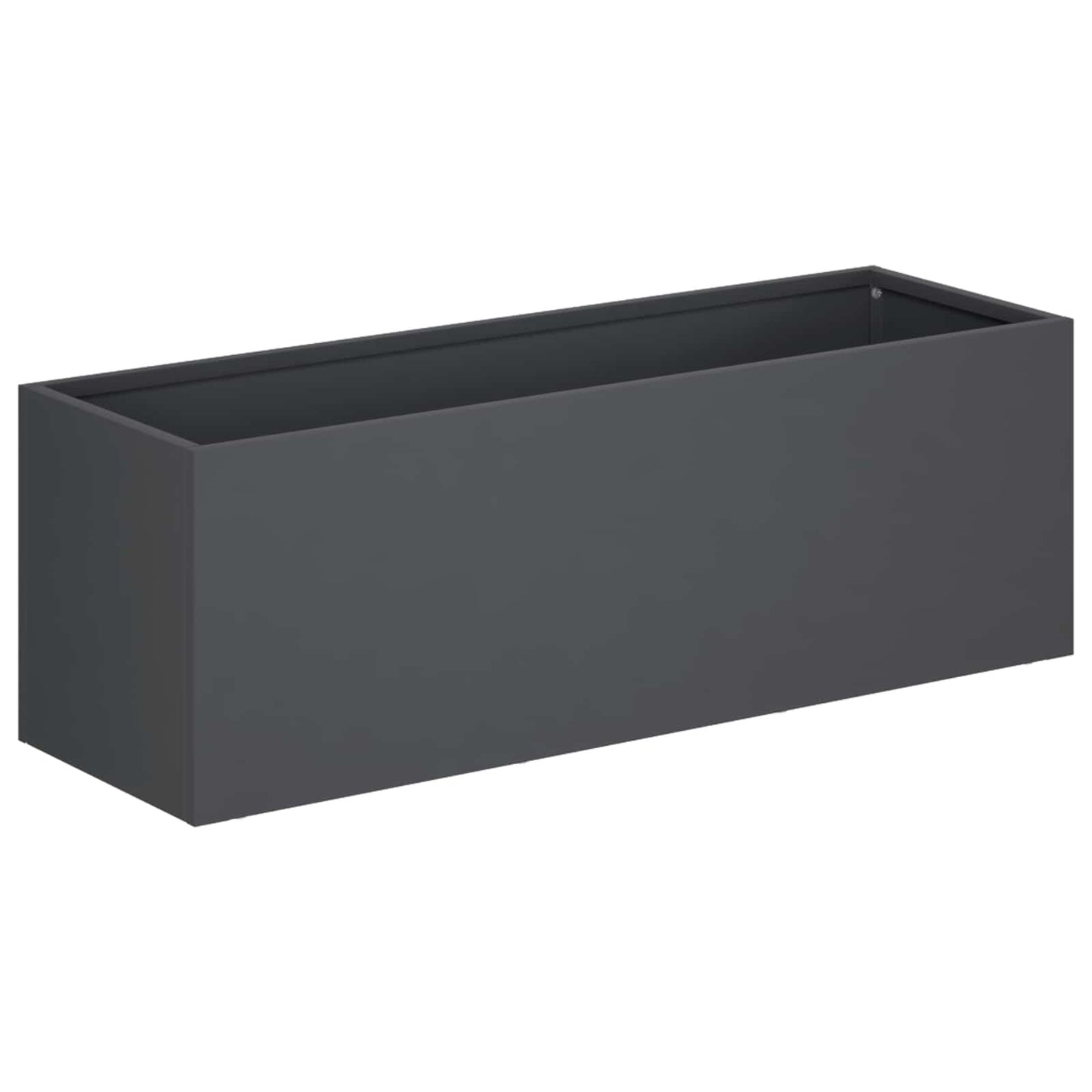 Hageblomsterpotte 2 stk. Antrasitt 60 x 20 x 20 cm