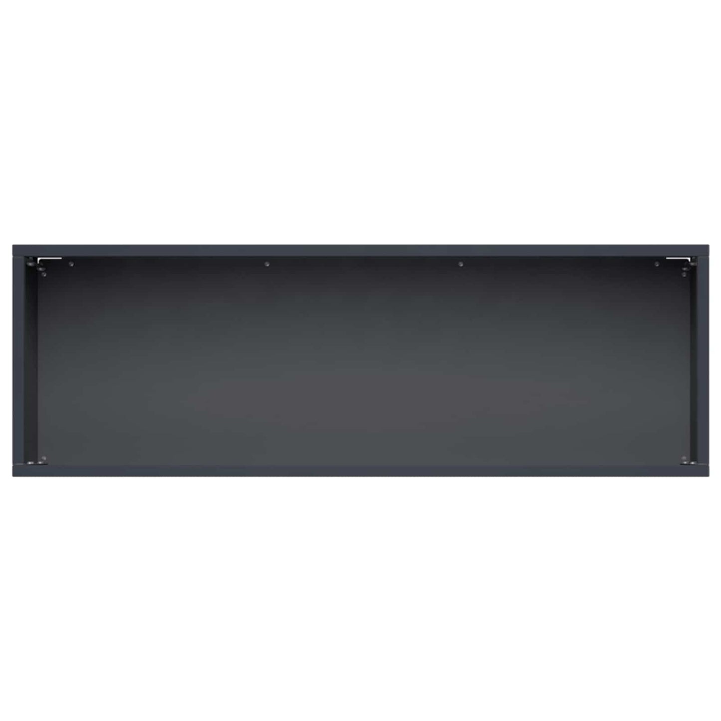 Hageblomsterpotte 2 stk. Antrasitt 60 x 20 x 20 cm