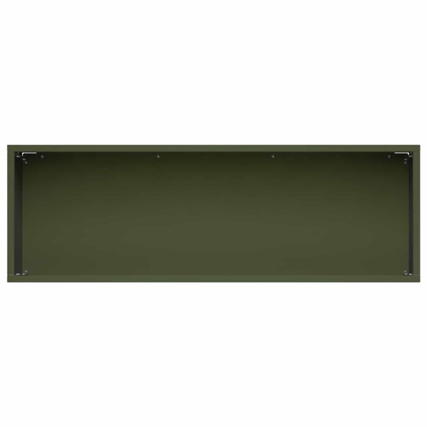 Hageblomsterpotte Olivengrønn 60 x 20 x 20 cm Kaldvalsestål
