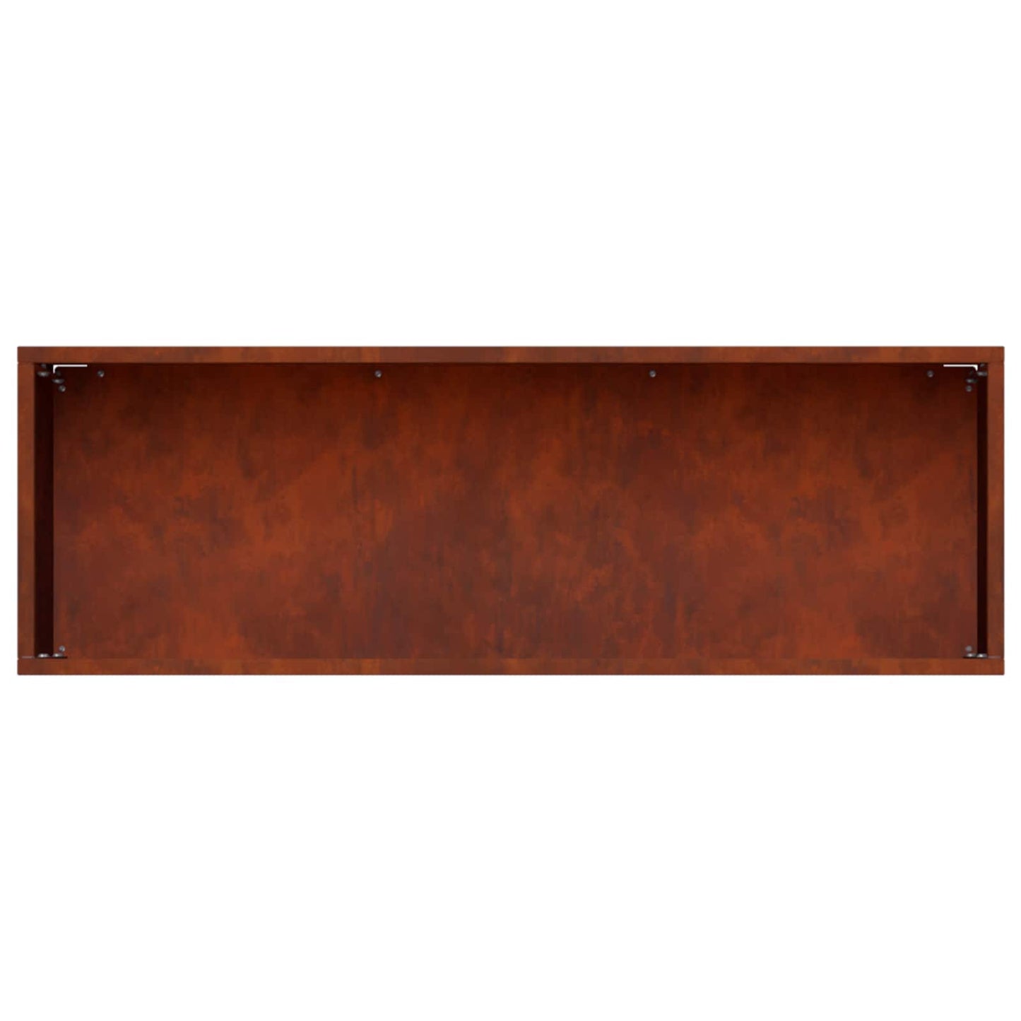 Hageblomsterpotte 2 stk. Rusten 60 x 20 x 20 cm Cortenstål