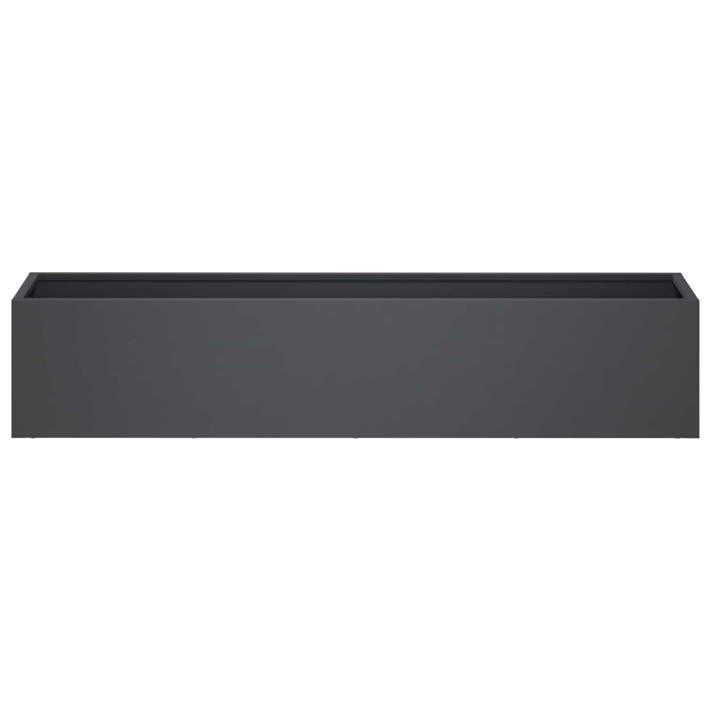 Hageblomsterpotte 2 stk. Antrasitt 80 x 20 x 20 cm