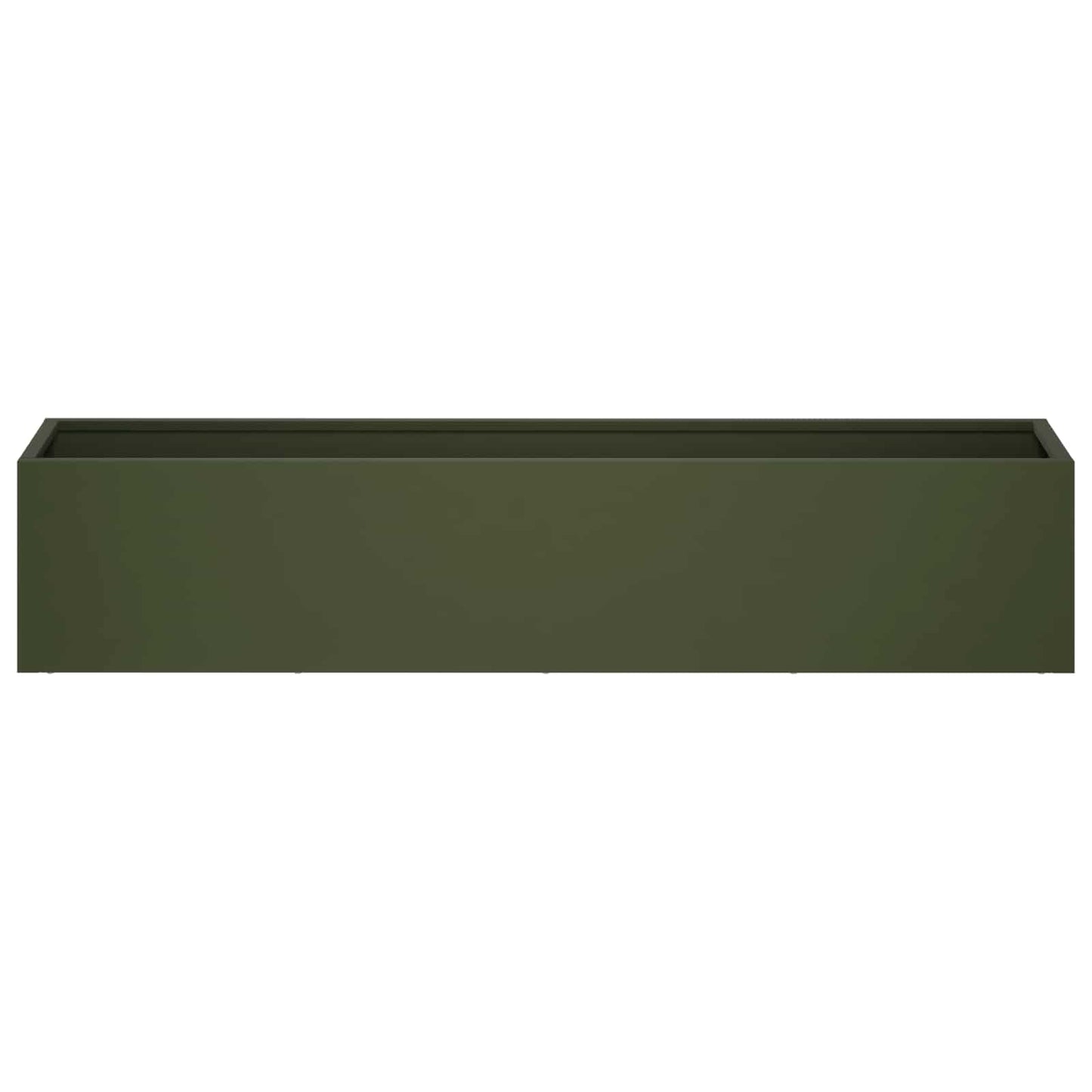Hageblomsterpotte 2 stk. Olivengrønn 80 x 20 x 20 cm