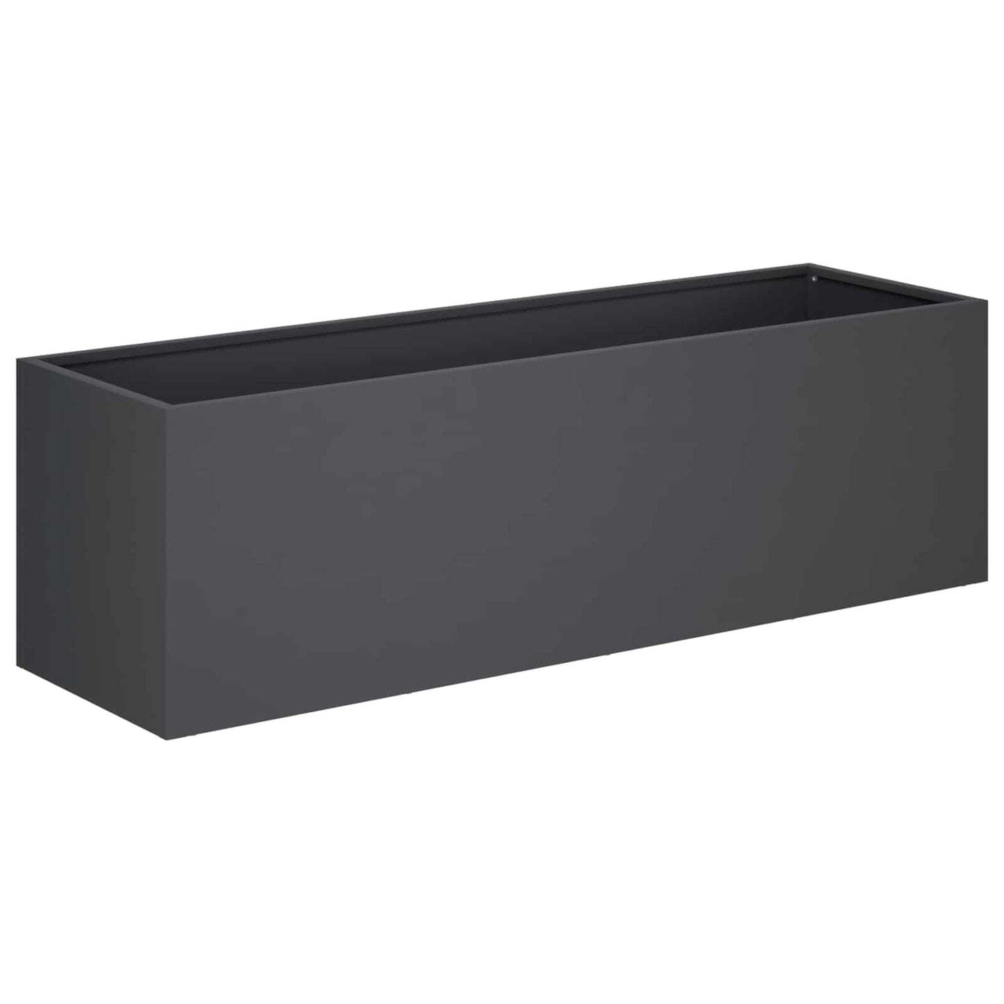 Hageblomsterpotte 2 stk. Antrasitt 80 x 30 x 30 cm