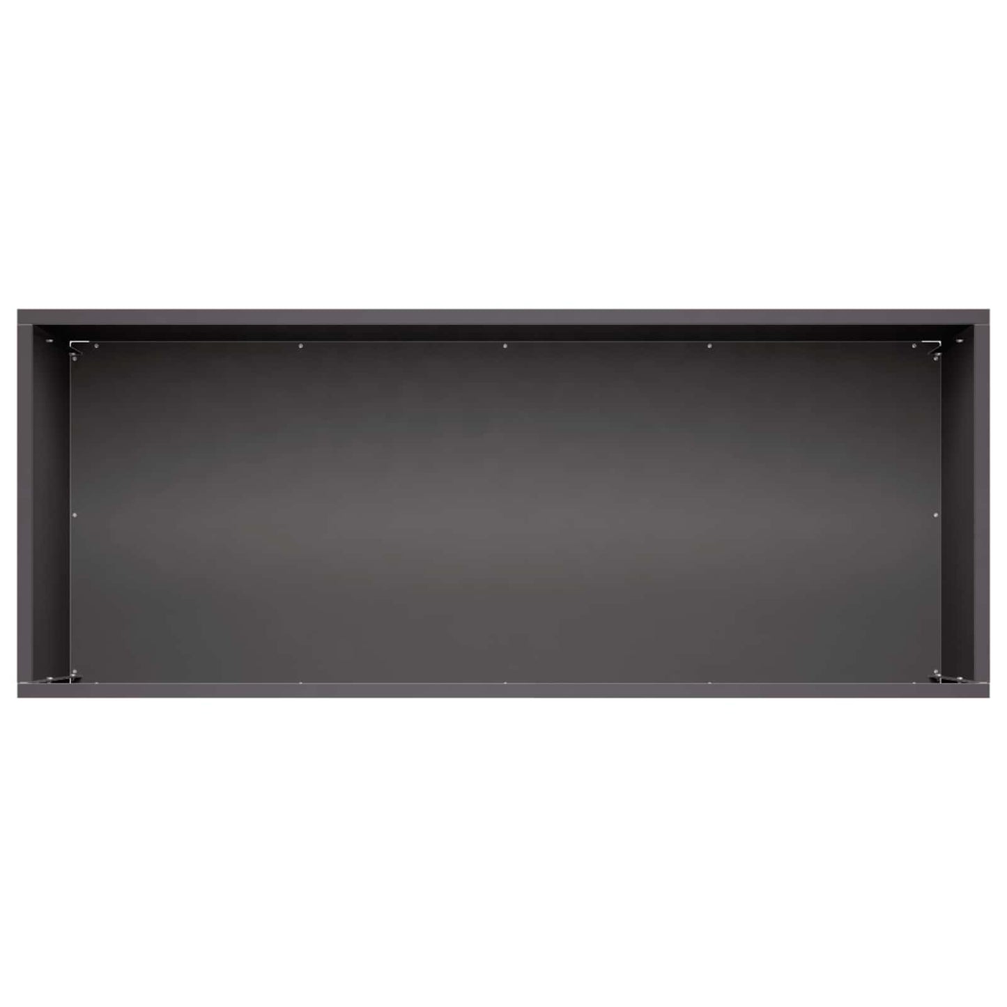 Hageblomsterpotte 2 stk. Svart 80 x 40 x 40 cm Kaldvalsestål