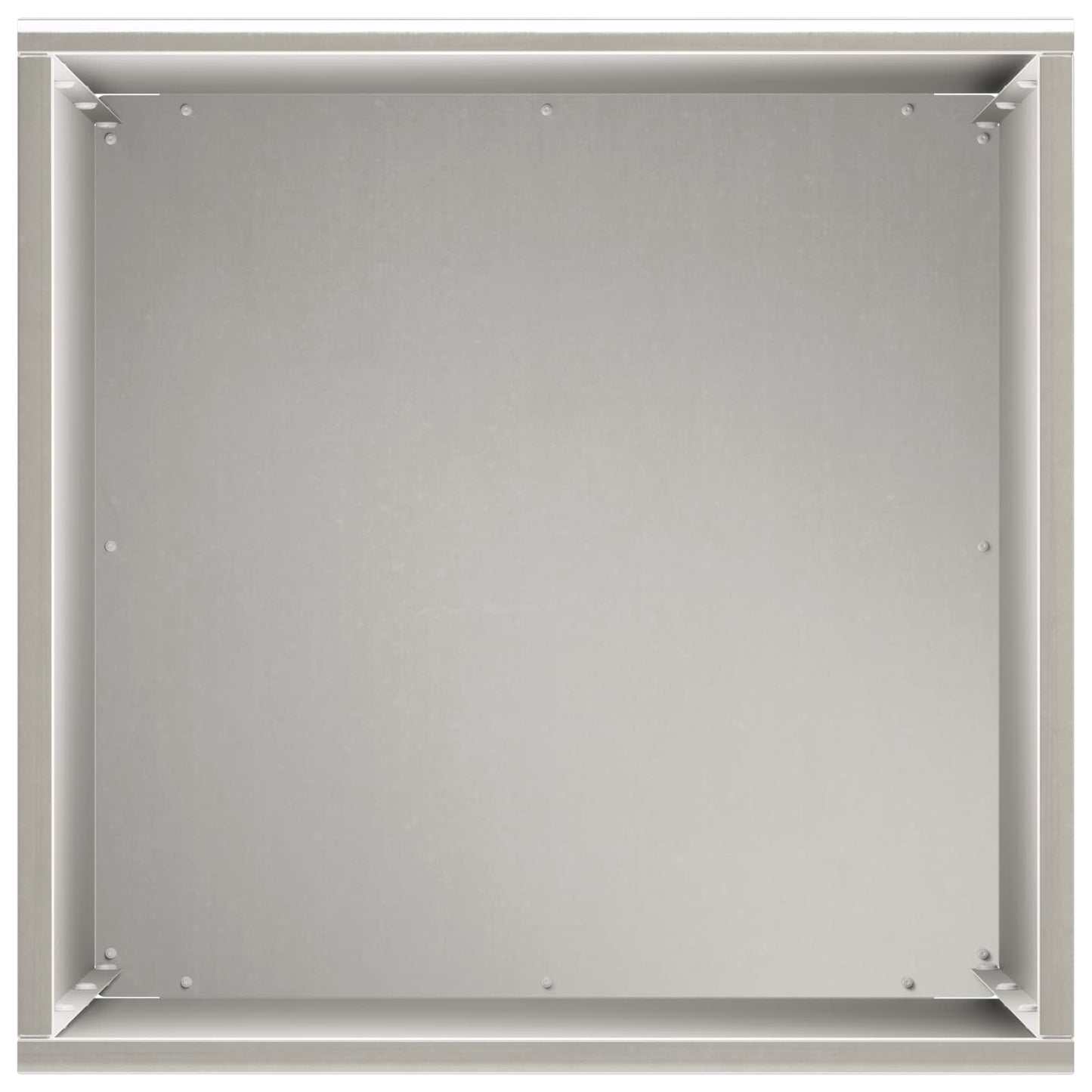 Hageblomsterpotte 2 stk. Sølv 40 x 40 x 50 cm Rustfritt stål