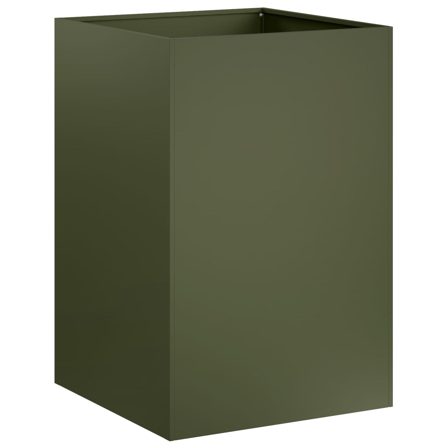 Hageblomsterpotte 2 stk. Olivengrønn 40 x 40 x 75 cm