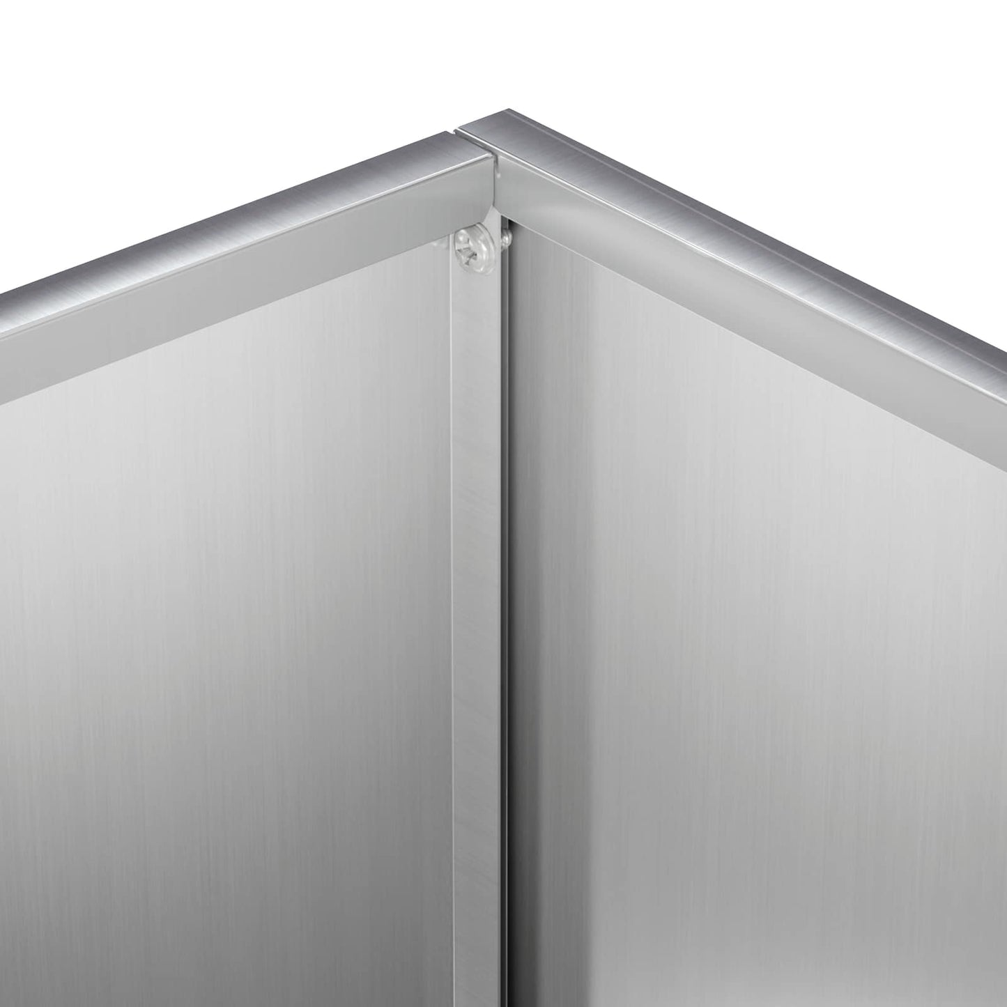 Hageblomsterpotte 2 stk. Sølv 40 x 20 x 50 cm Galvanisert stål