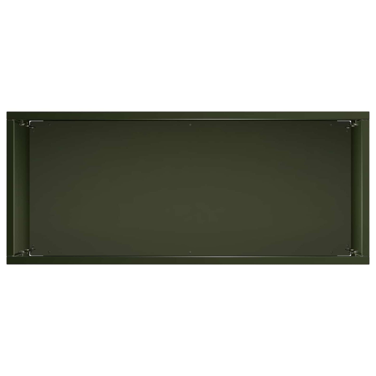 Hageblomsterpotte 2 stk. Olivengrønn 40 x 20 x 75 cm