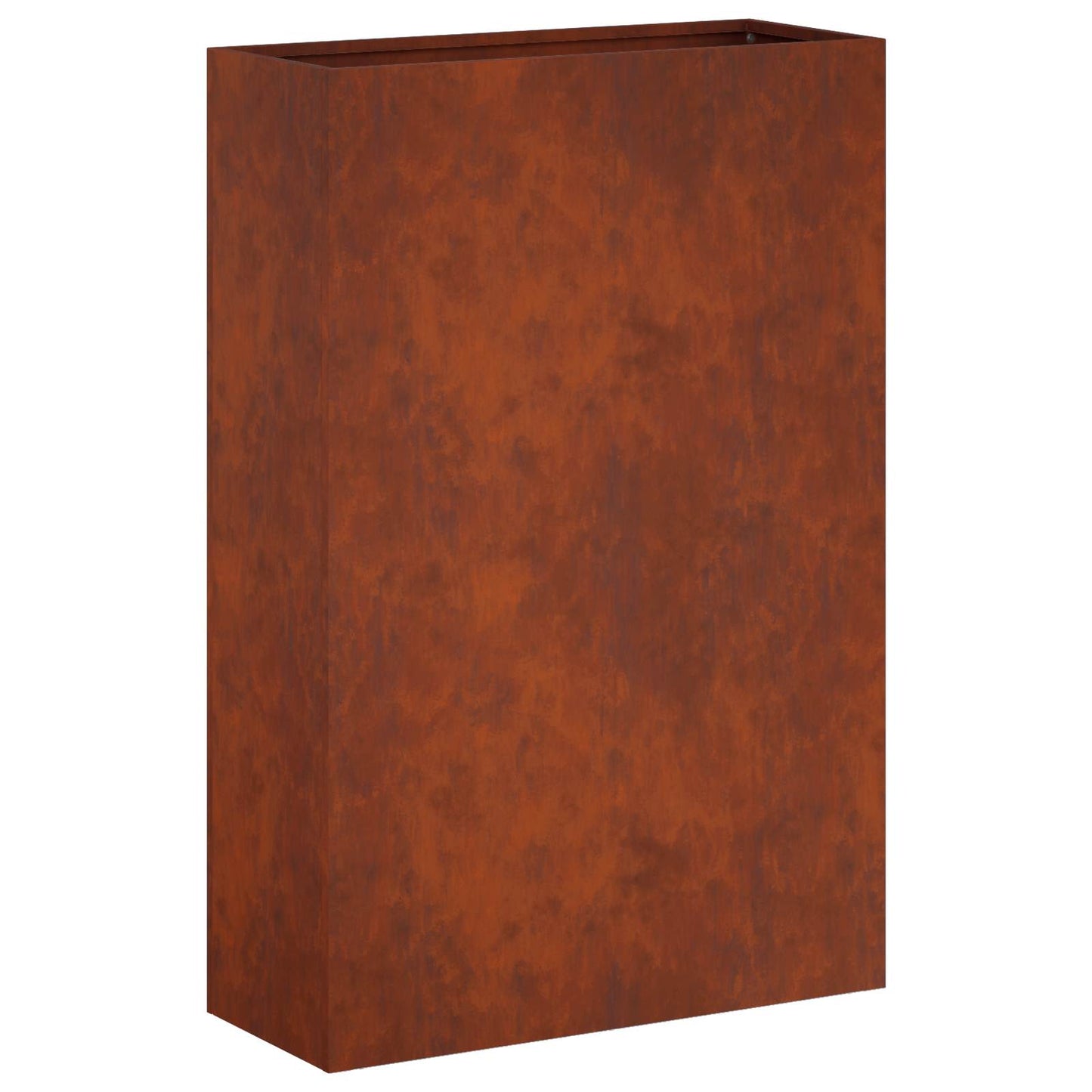Hageblomsterpotte Rusten 40 x 20 x 75 cm Cortenstål