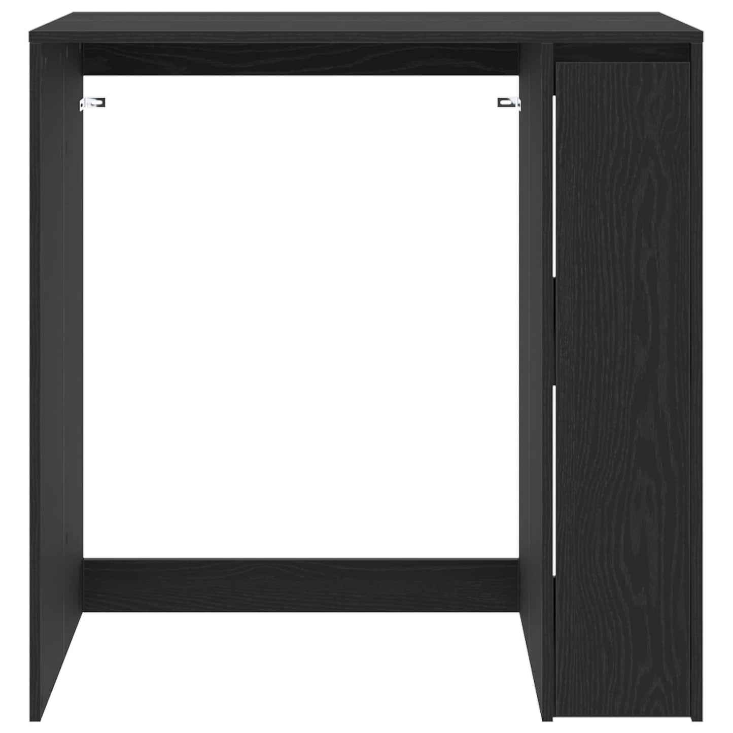 Vaskemaskin skap Svart Eik 87 x 60 x 89 cm Konstruert tre