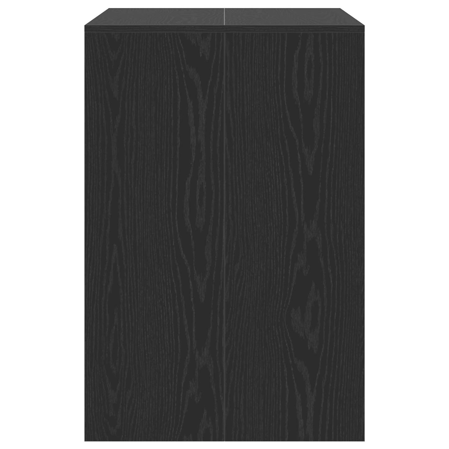 Vaskemaskin skap Svart Eik 87 x 60 x 89 cm Konstruert tre
