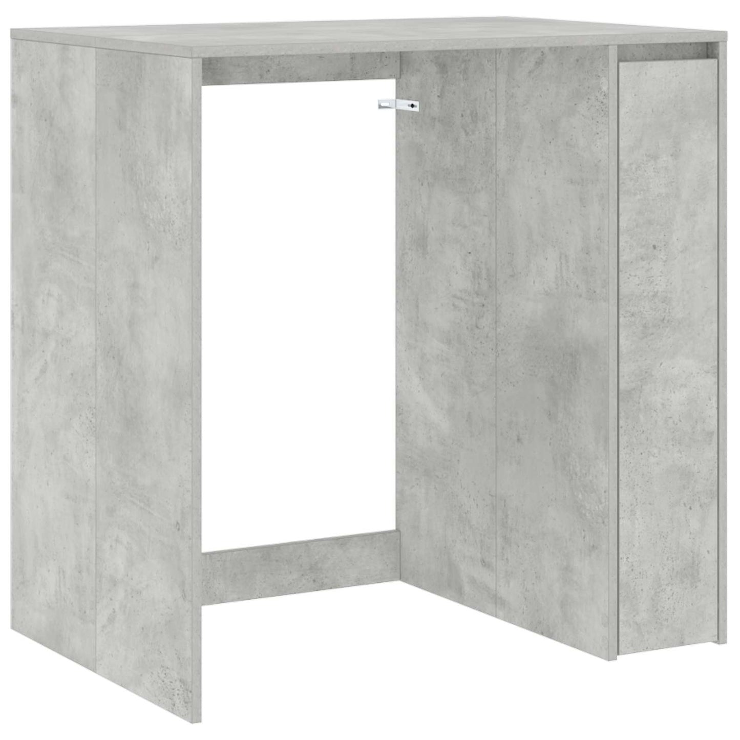 Vaskemaskin skap med dør Betong 87 x 60 x 89 cm Konstruert tre