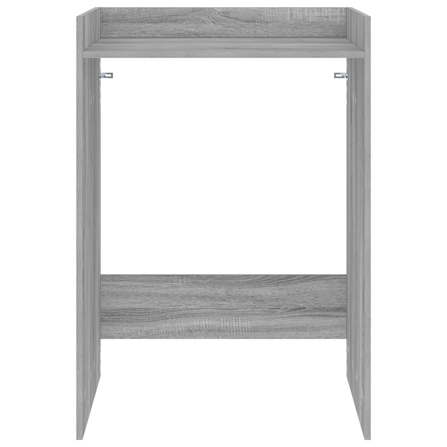 Vaskemaskin skap Grå Sonoma 67,5 x 62 x 97 cm Konstruert tre vidaXL