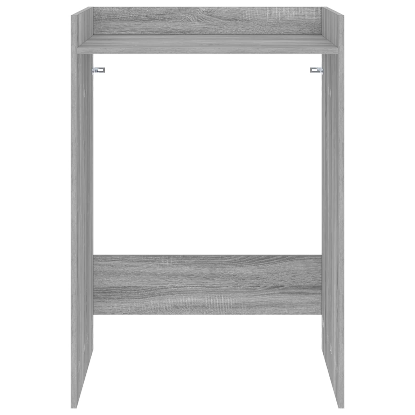 Vaskemaskin skap Grå Sonoma 67,5 x 62 x 97 cm Konstruert tre vidaXL