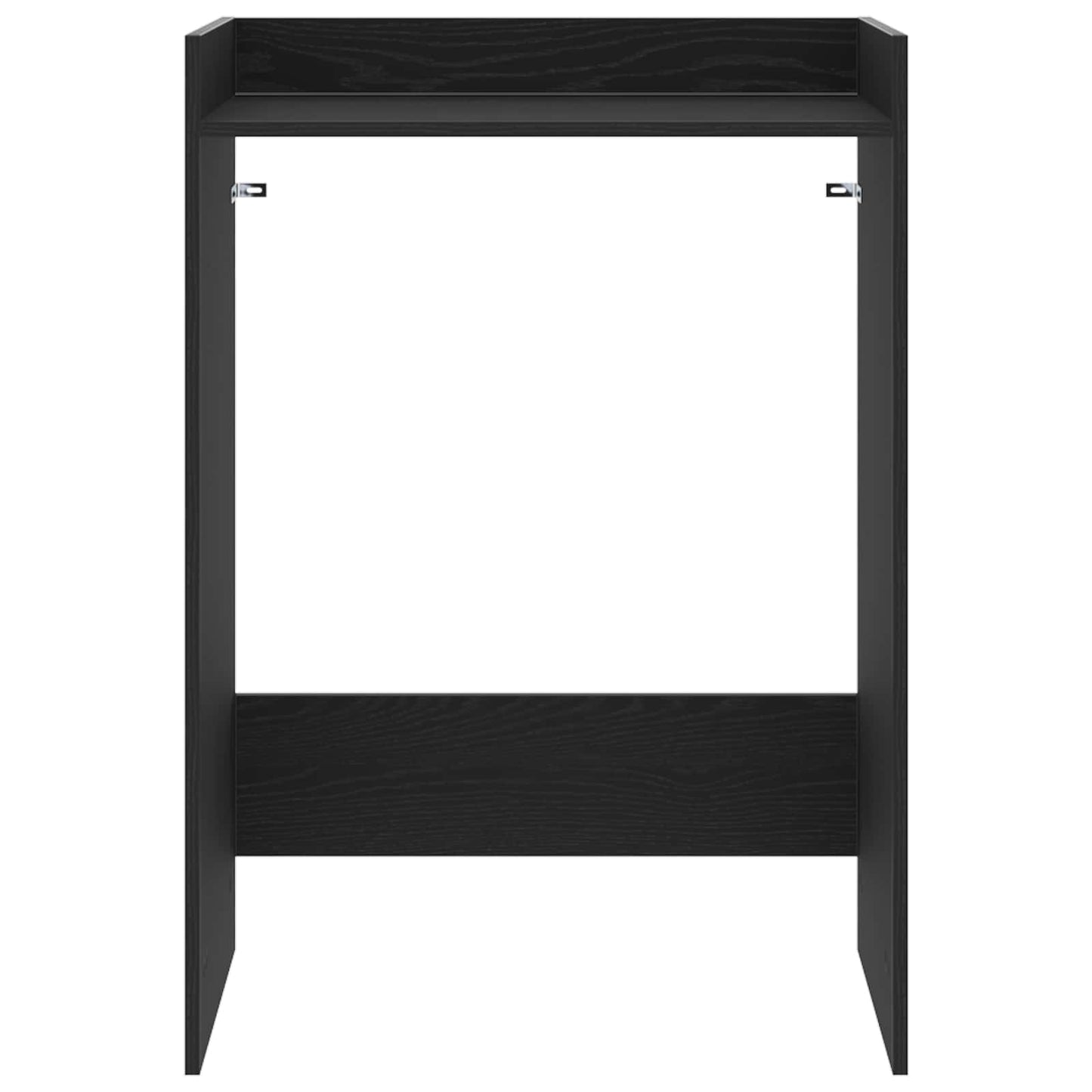 Vaskemaskin skap Svart Eik 67,5 x 48 x 97 cm Konstruert tre
