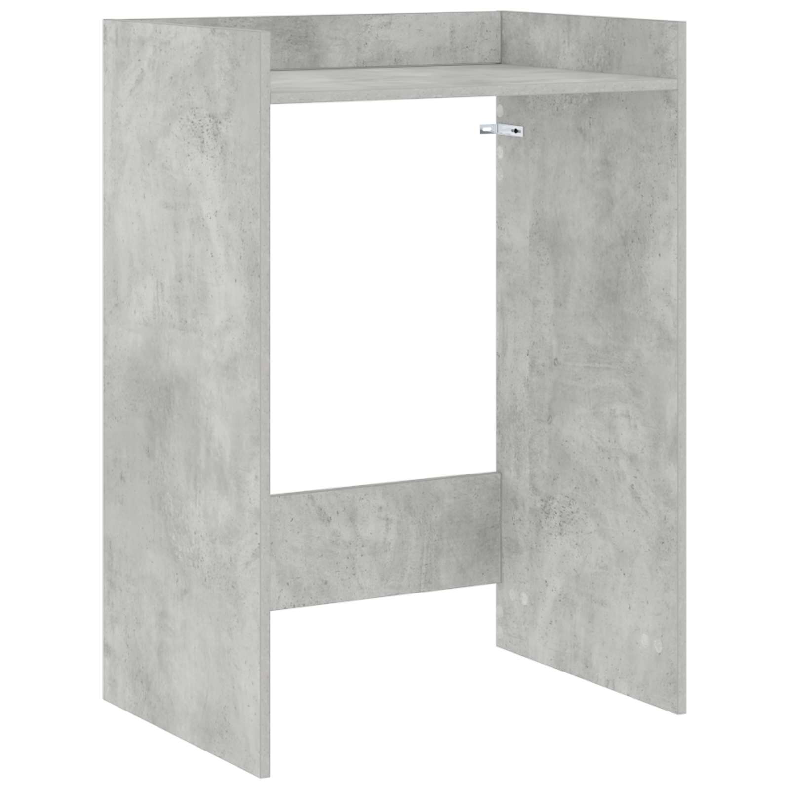 Vaskemaskin skap Betong 67,5 x 48 x 97 cm Konstruert tre vidaXL