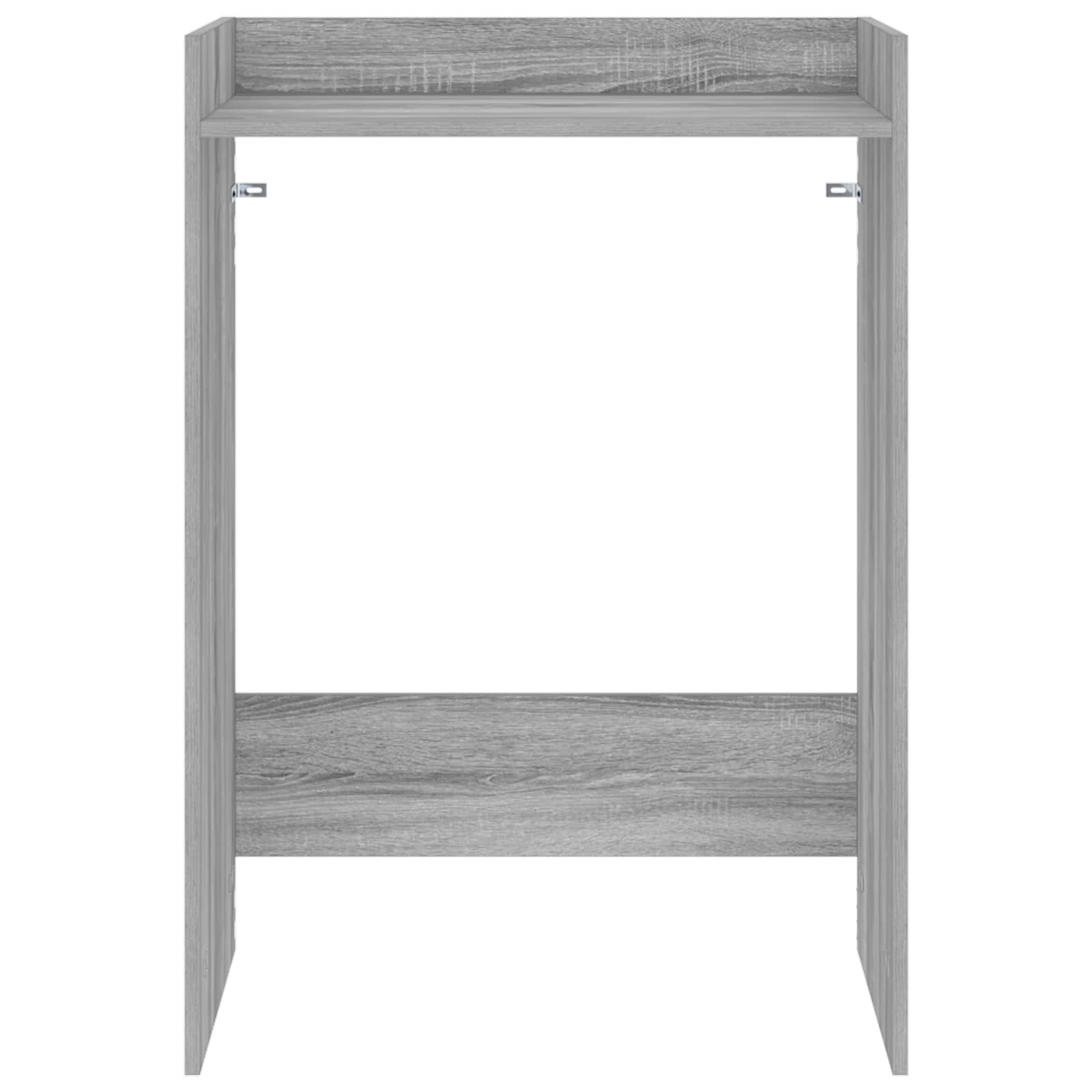 Vaskemaskin skap Grå Sonoma 67,5 x 48 x 97 cm Konstruert tre vidaXL