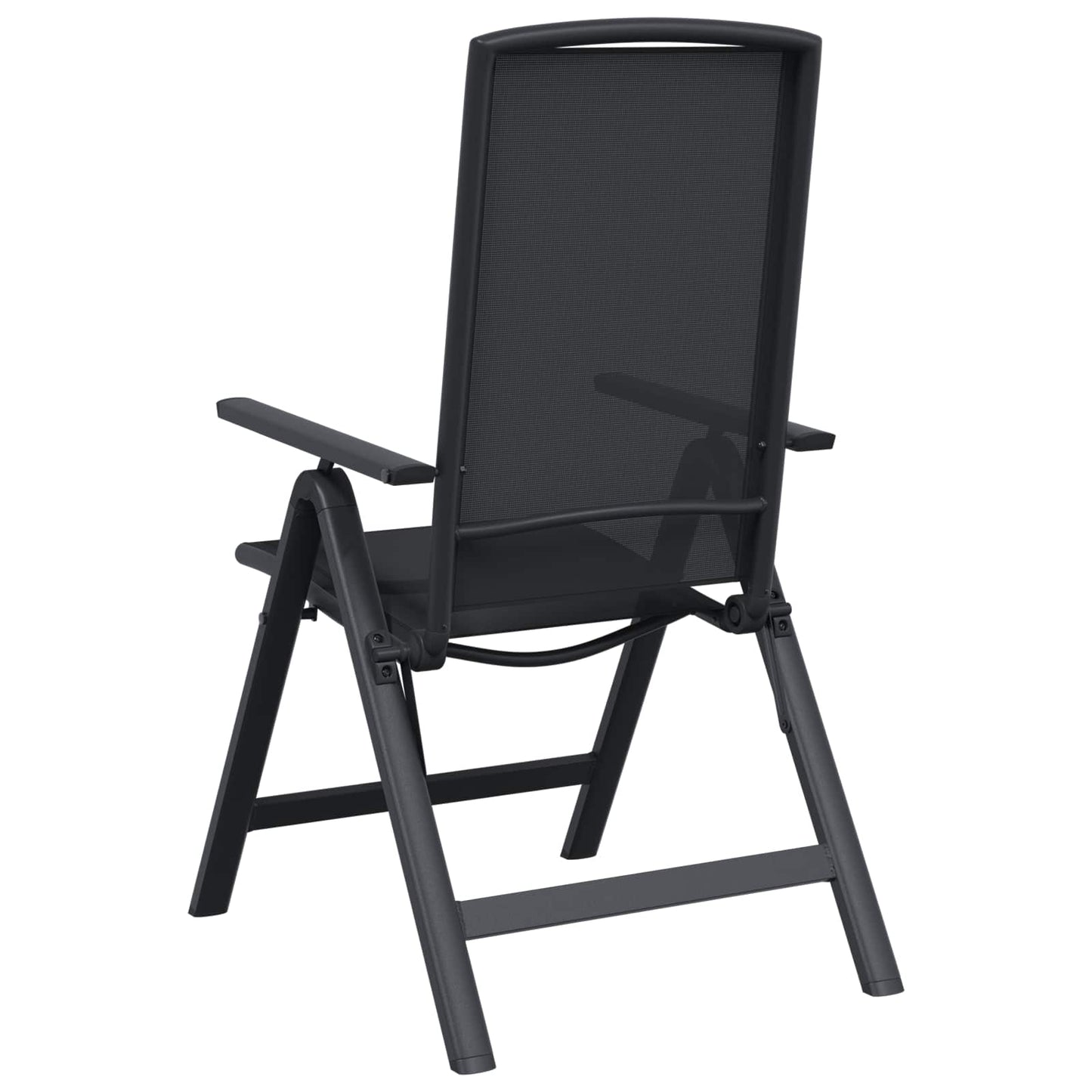 Recliner Hage Stoler 2 pcs Svart 58 x 71 x 112 cm Textilene