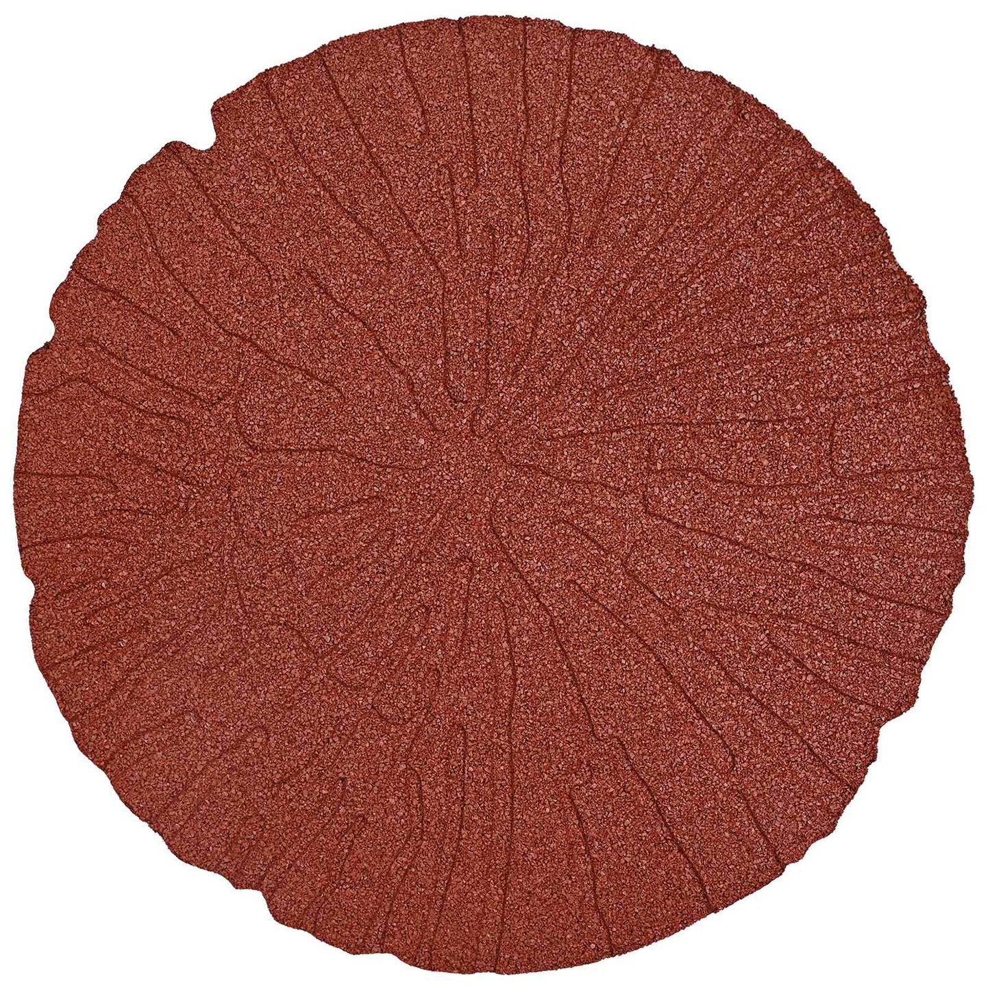 Stepping Stone 6 pcs Rød Ø 45 x 1,8 cm Gummi