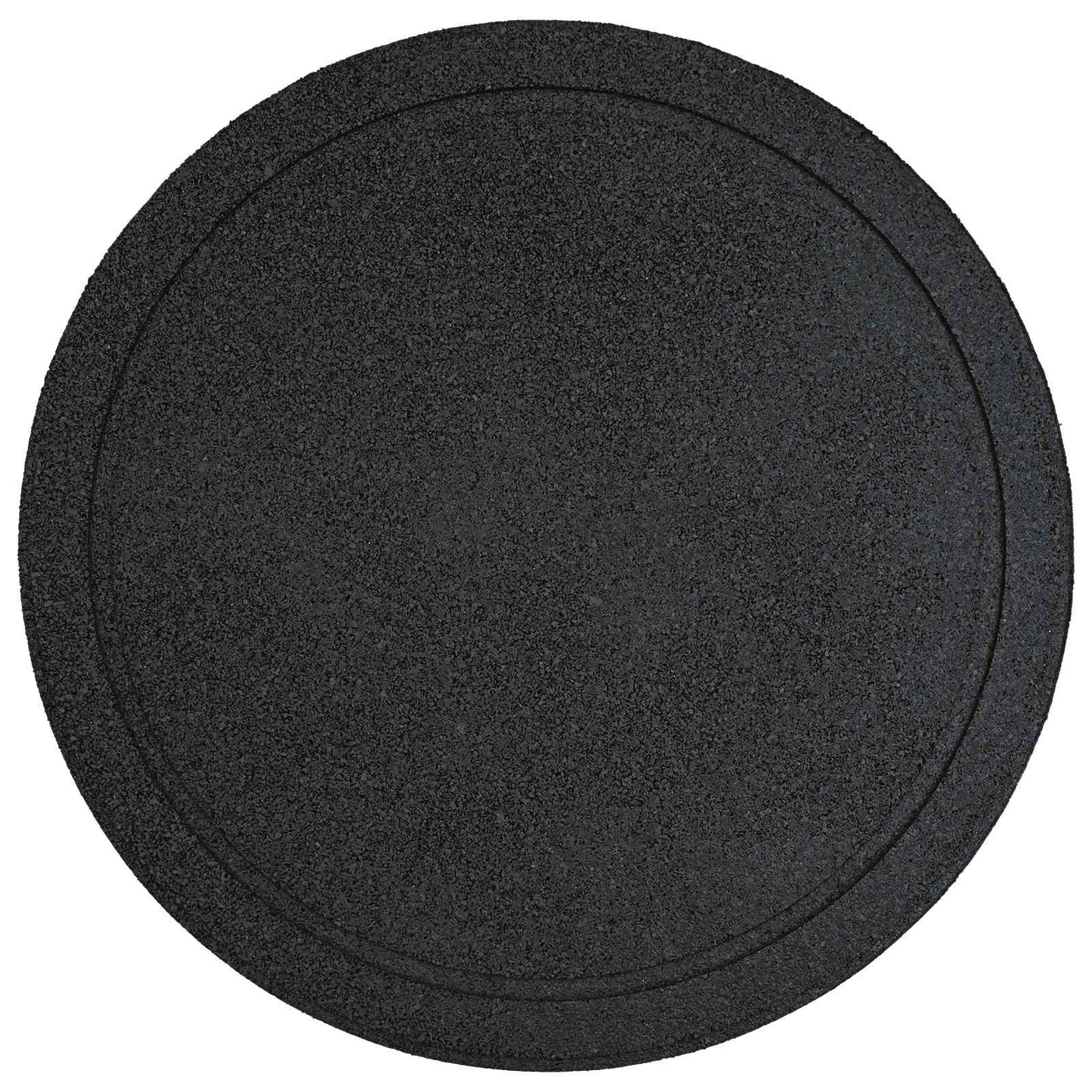 Stepping Stone 6 pcs Svart Ø 44 x 2 cm Gummi vidaXL