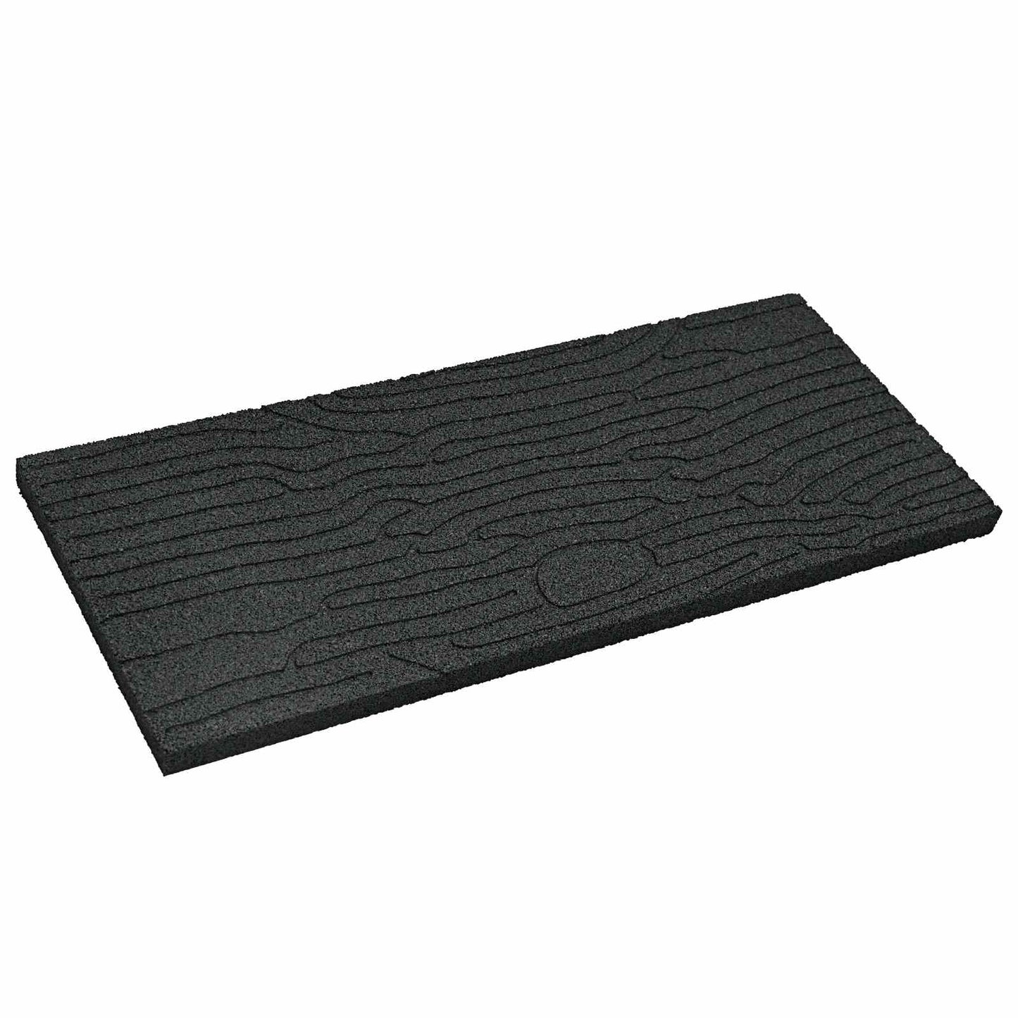 Stepping Stone 6 pcs Svart 60,5 x 25 x 2 cm Gummi vidaXL