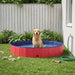 Hundebasseng Rød Ø200 x 30 cm Tykk PVC