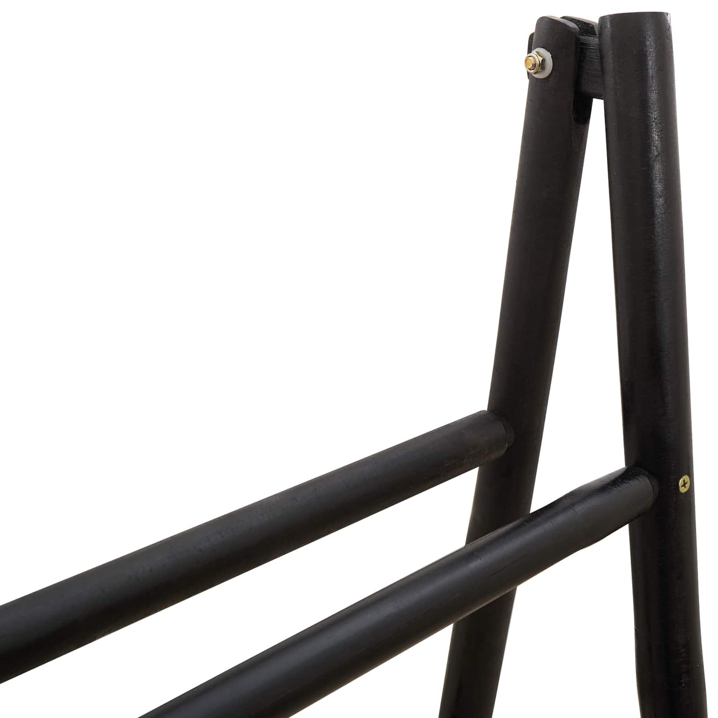 Dobbeltsidig teppe stige Svart 50 x 50 x 159 cm Bambus