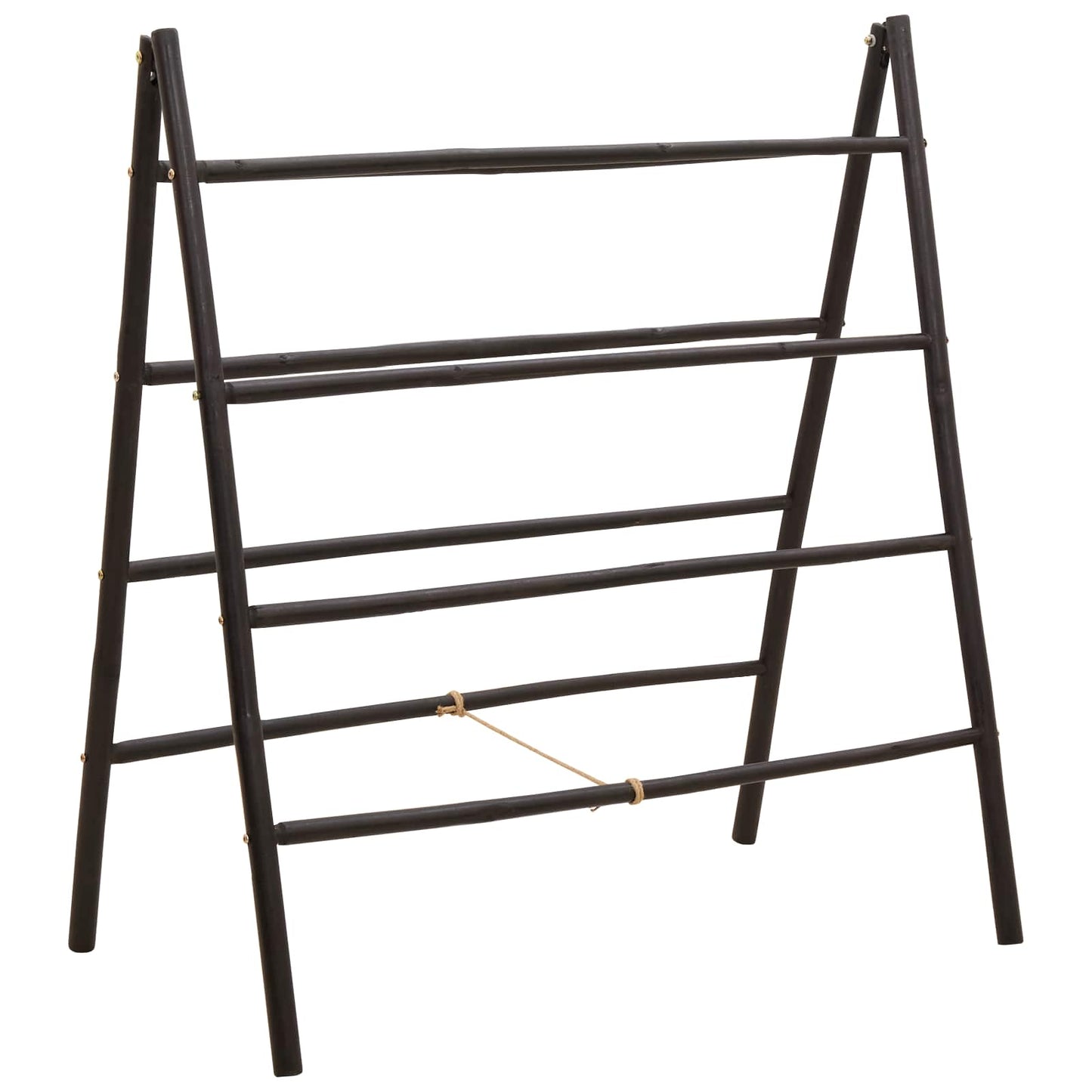 Dobbeltsidig teppe stige Svart 90 x 50 x 100 cm Bambus