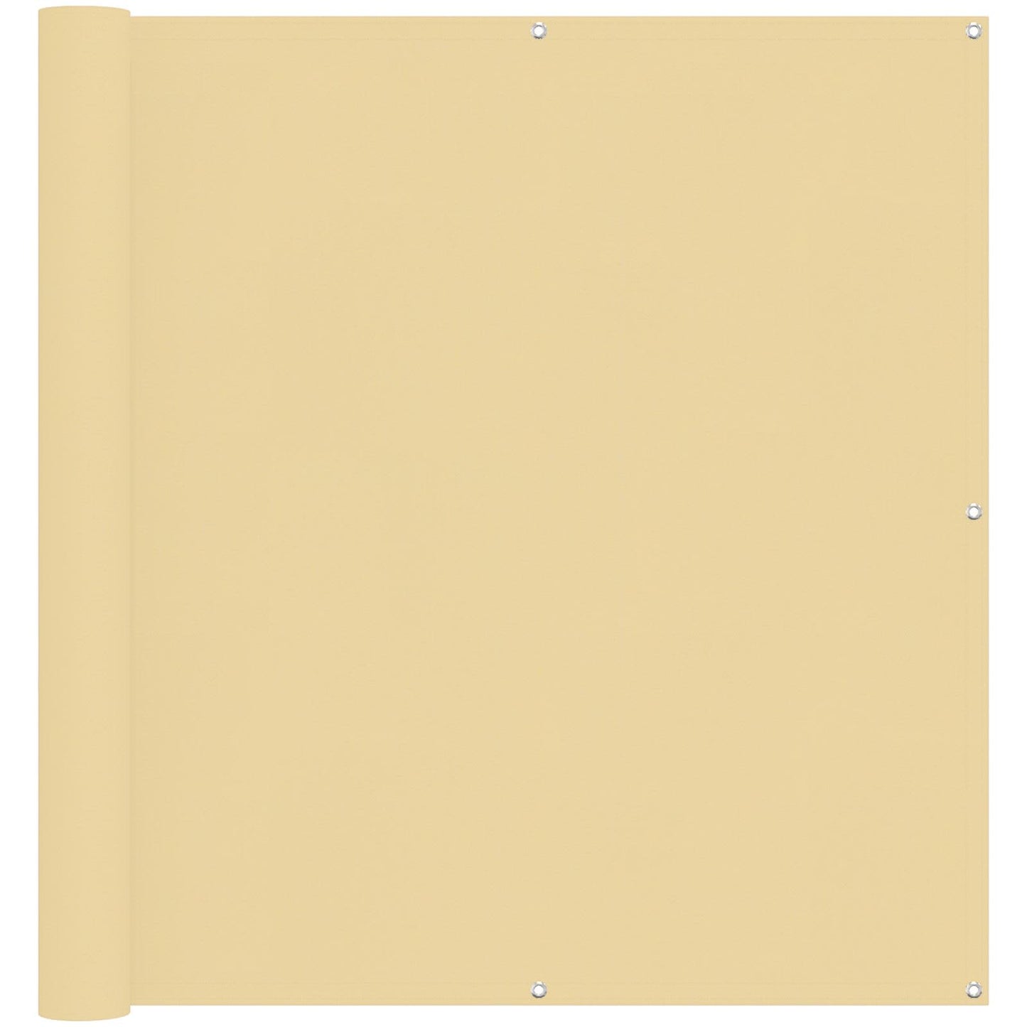 Balkong Skjerm sand 110 x 600 cm Oxford Stoff