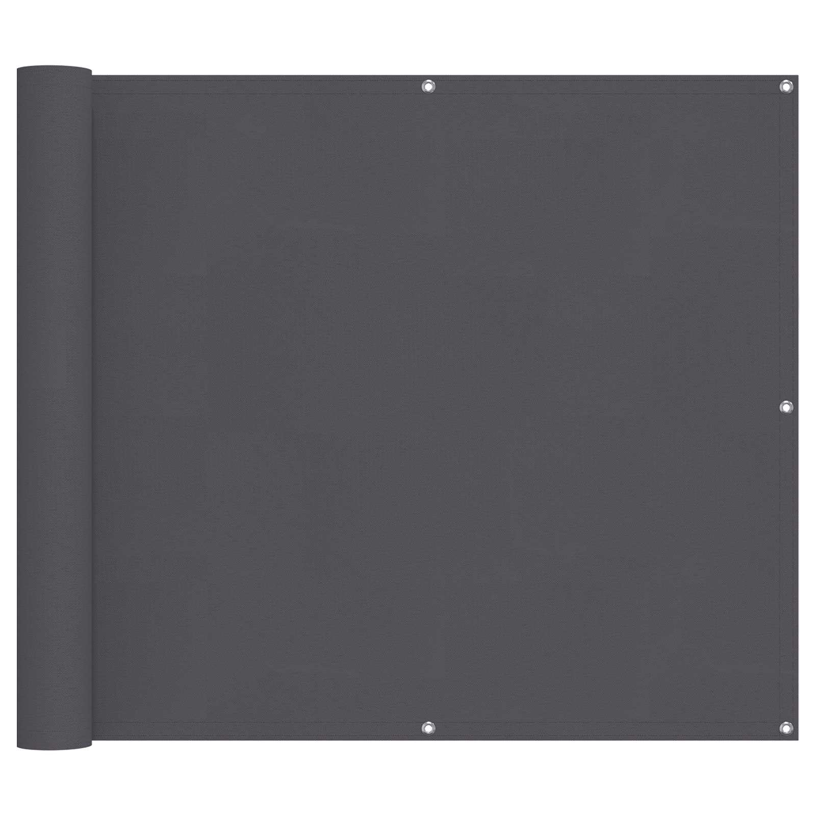 Balkong Skjerm Antrasitt 100 x 300 cm Oxford Stoff vidaXL