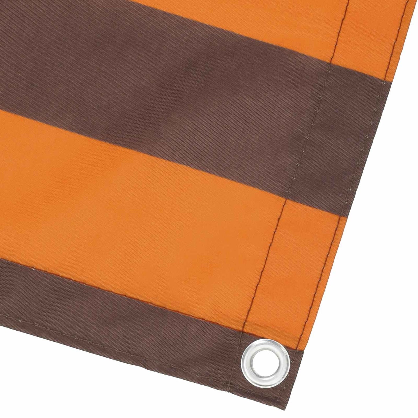 Balkong Skjerm Oransje og Brunt 100 x 400 cm Oxford Stoff
