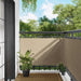 Balkong Skjerm 90 x 200 cm PU-belagt oxford alu