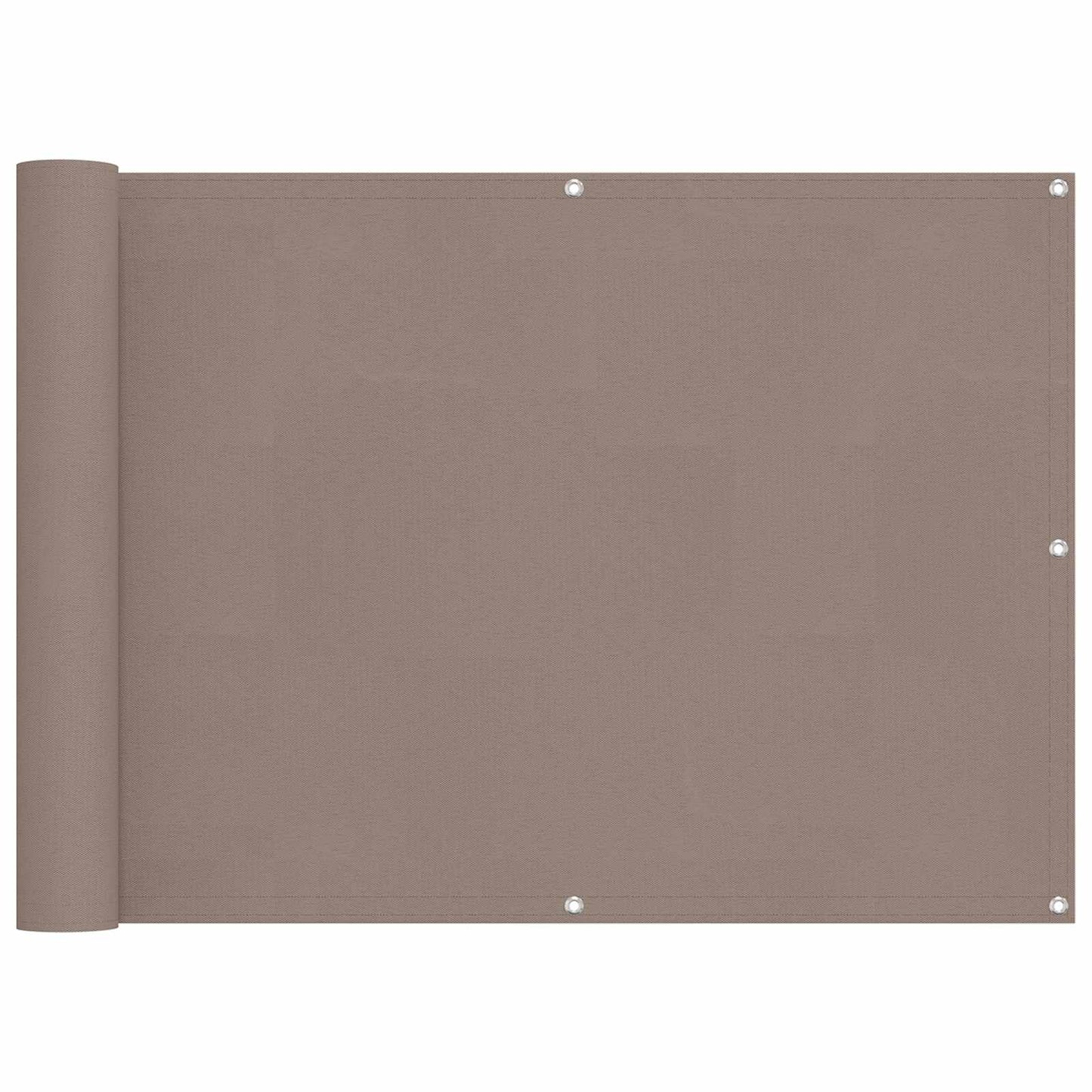 Balkong Skjerm 75 x 200 cm PU-belagt oxford alu
