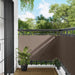 Balkong Skjerm 90 x 200 cm PU-belagt oxford alu