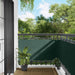 Balkong Skjerm 75 x 200 cm PU-belagt oxford alu