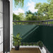Balkong Skjerm Mørkegrønn 100 x 300 cm Oxford Stoff