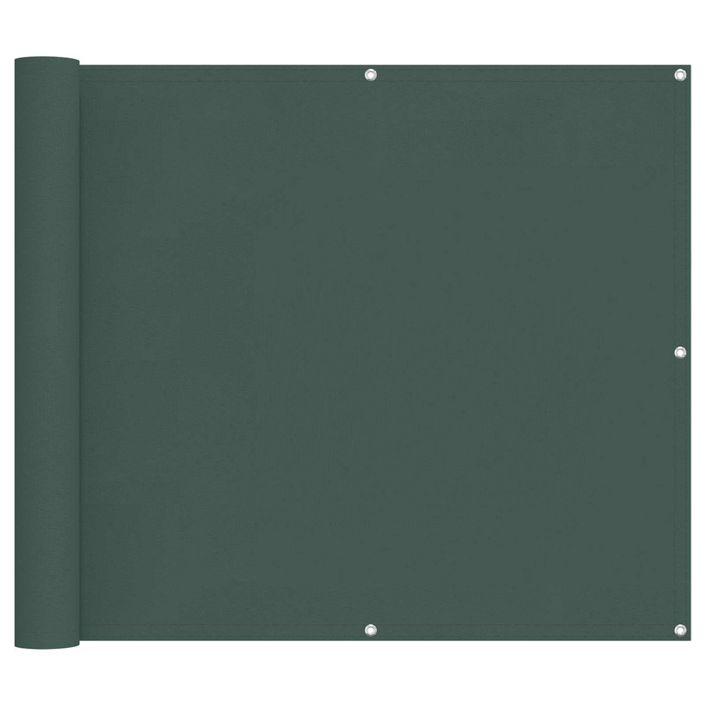 Balkong Skjerm Mørkegrønn 100 x 400 cm Oxford Stoff