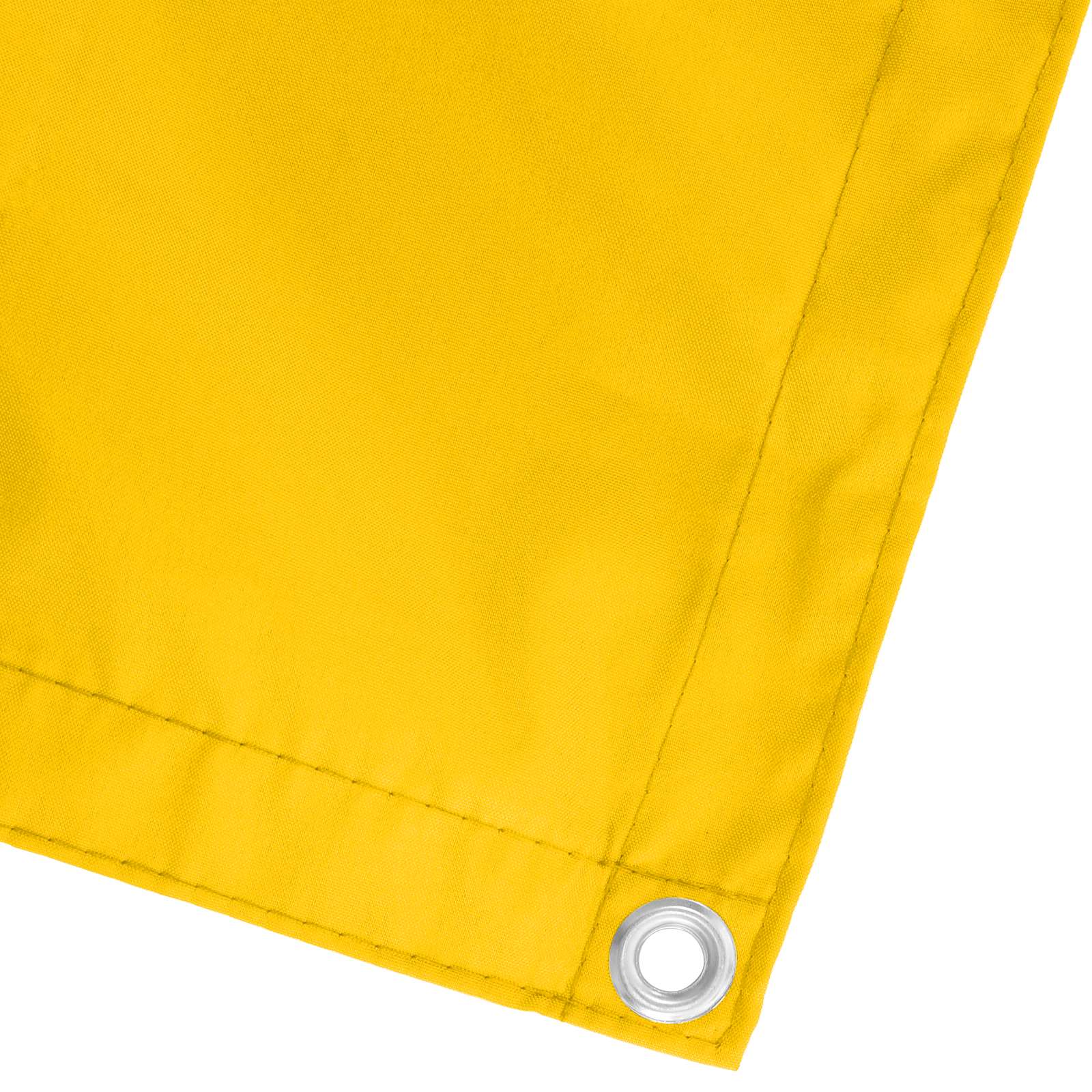 Balkong Skjerm Gul 90 x 200 cm PU-belagt oxford alu vidaXL
