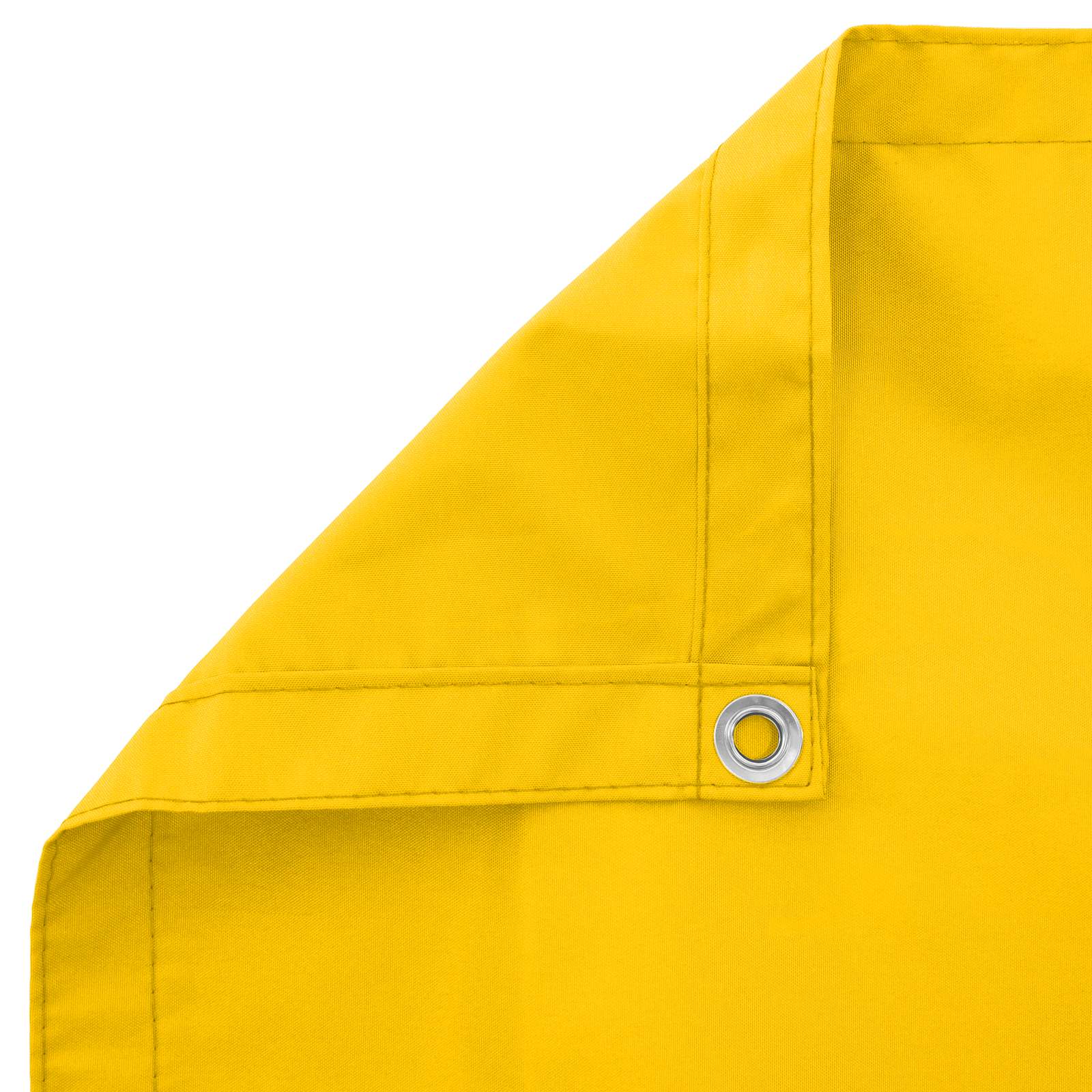 Balkong Skjerm Gul 90 x 200 cm PU-belagt oxford alu vidaXL